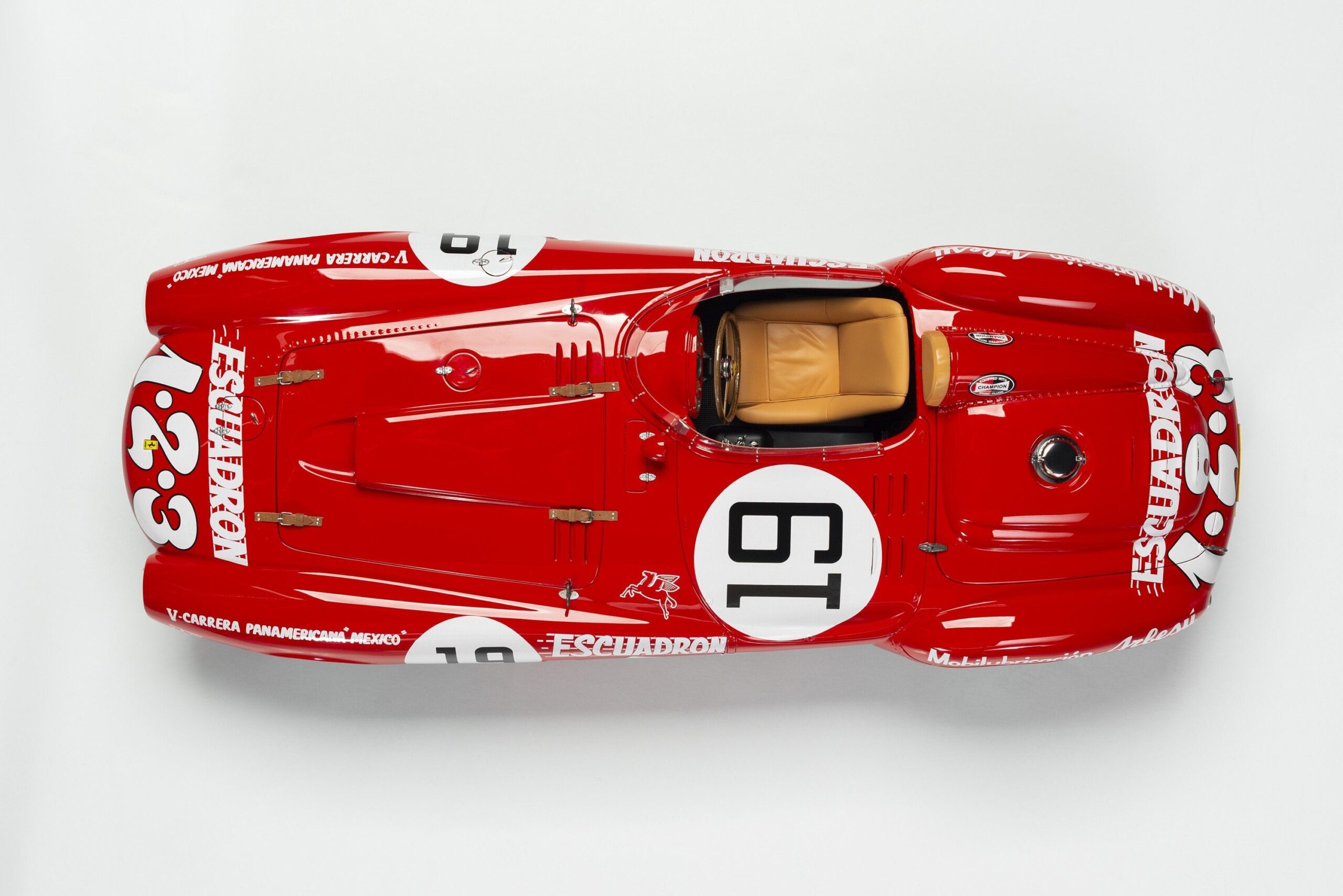 Amalgam Ferrari 375 Plus 1954 Carrera Panamericana Winner Maglioli - Rot | 1:8 - 画像5