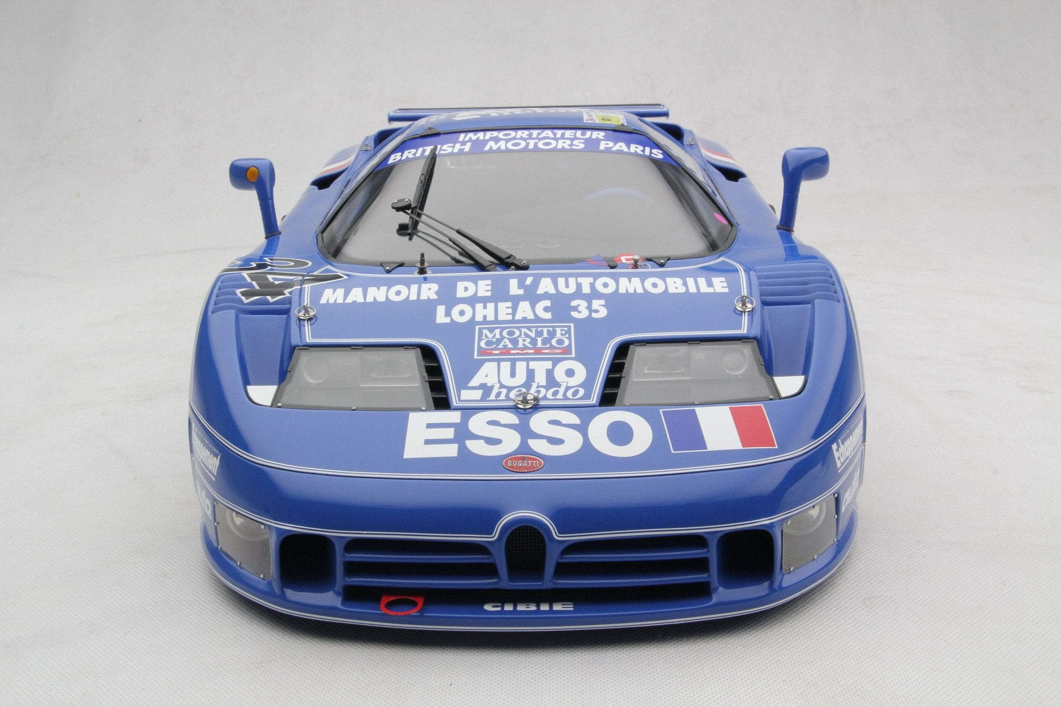 Amalgam Bugatti EB110 LM 1994 Le Mans - Blau | 1:8 – Bild 6