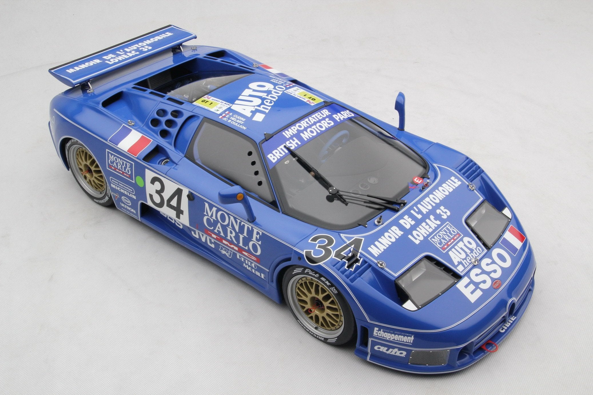 Amalgam Bugatti EB110 LM 1994 Le Mans - Blau | 1:8 – Bild 11