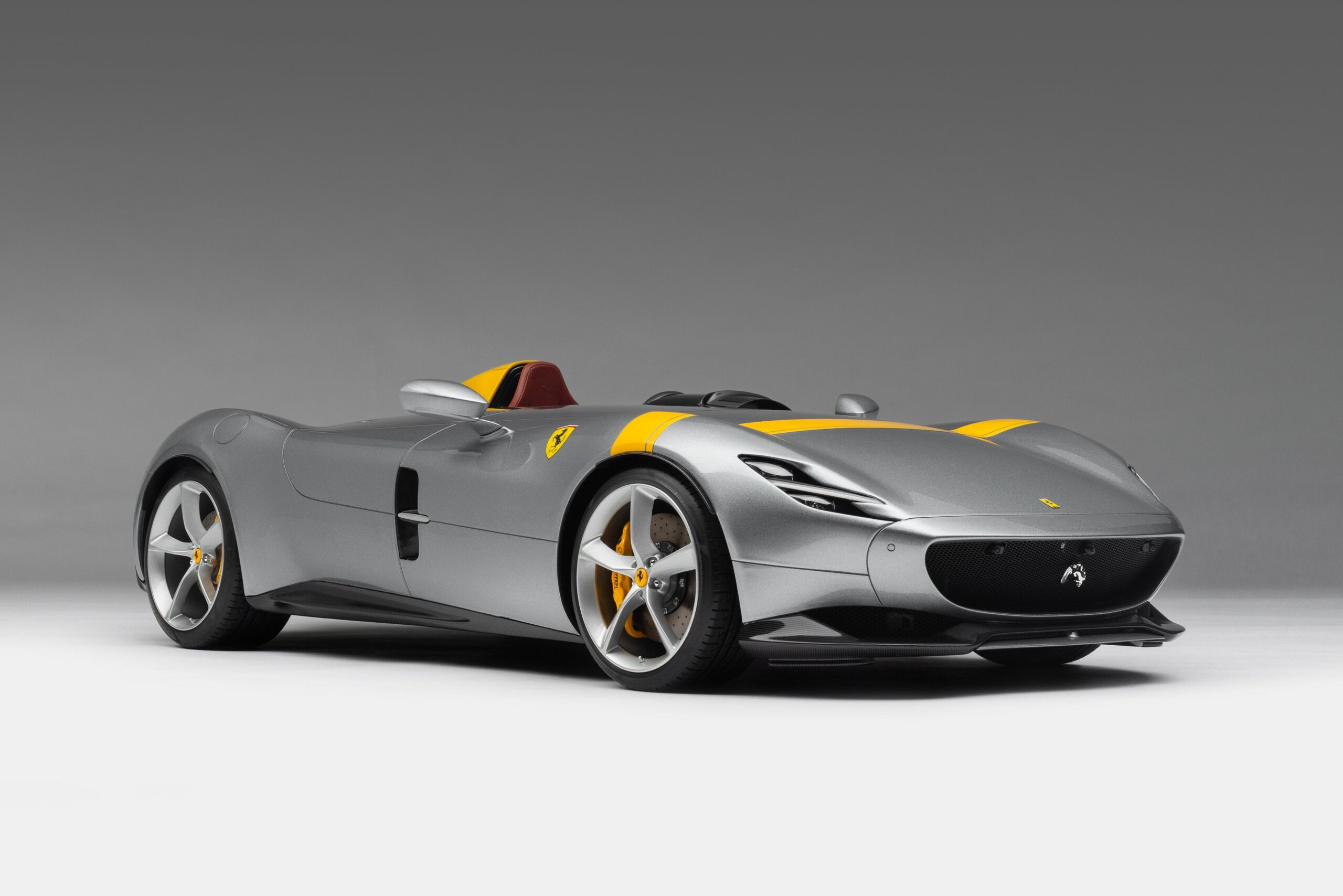 Amalgam Ferrari Monza SP1 (2019) - Argent | 1:8
