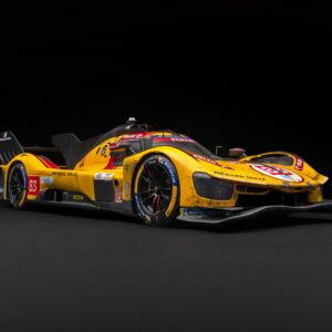 Amalgam Ferrari 499P 2025 Le Mans Winner Race Weathered - Rot | 1:8