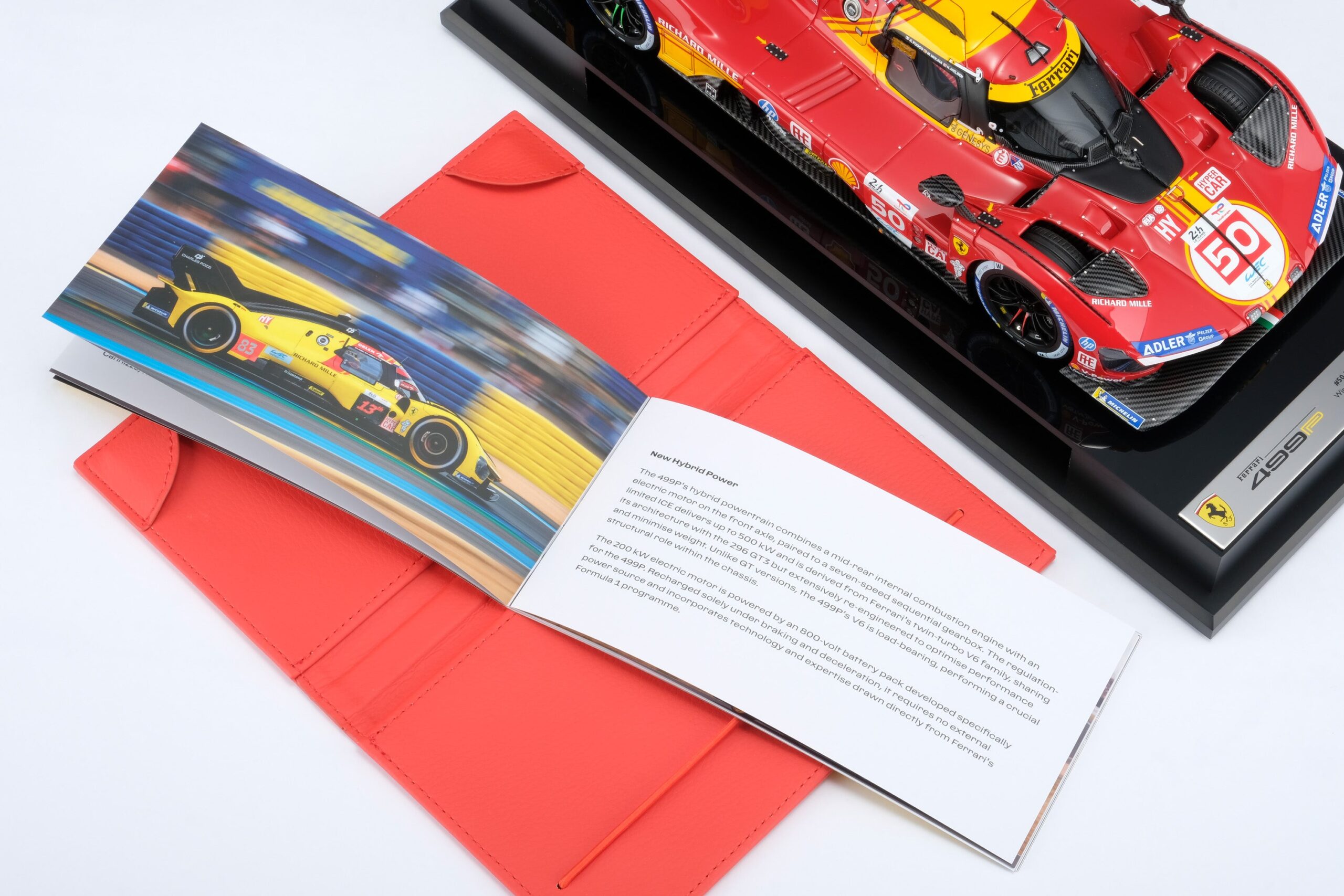Amalgam Ferrari 499P 2024 Le Mans Winner - Rot | 1:18 – Bild 22