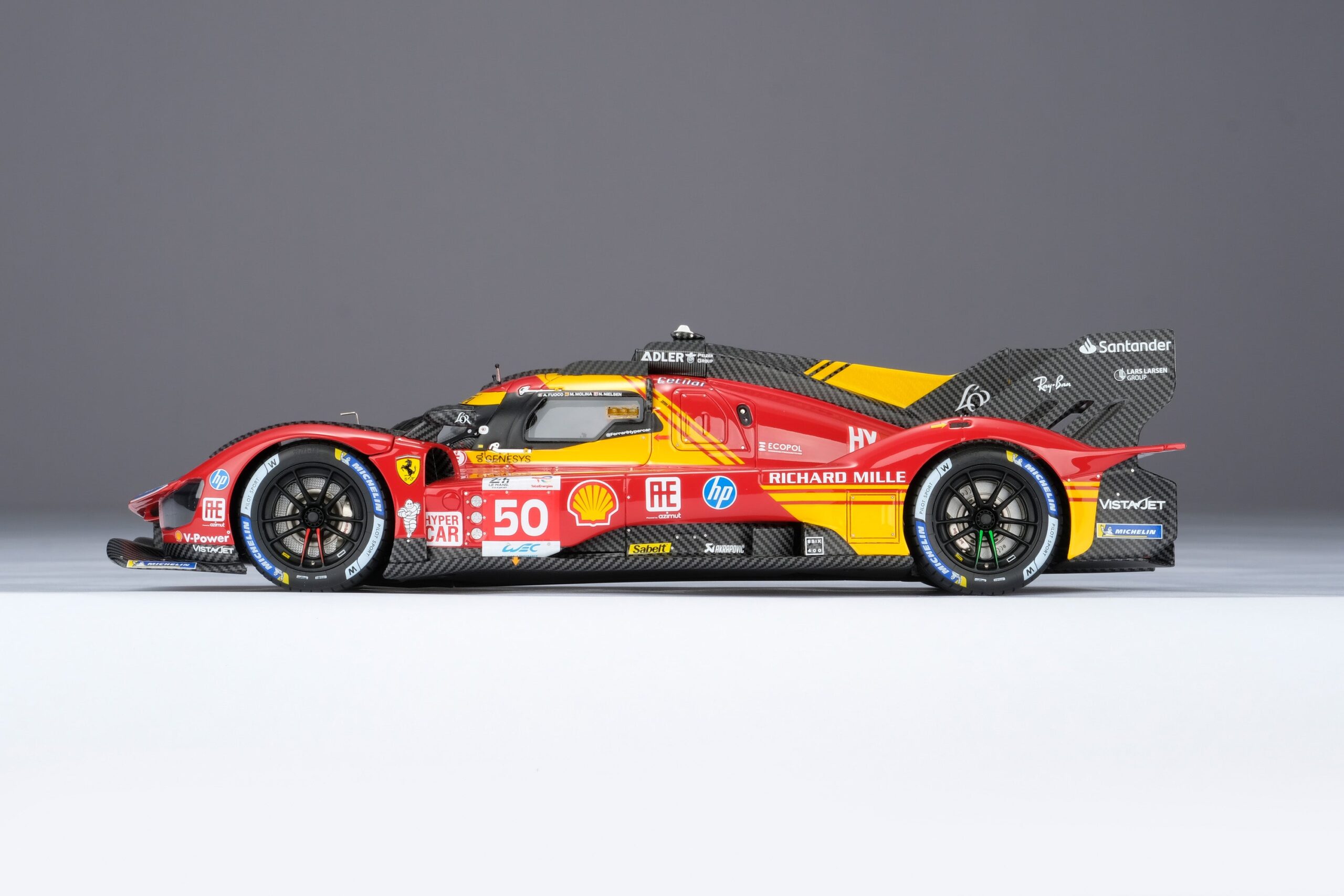 Amalgam Ferrari 499P 2024 Le Mans Winner - Rot | 1:18 – Bild 12