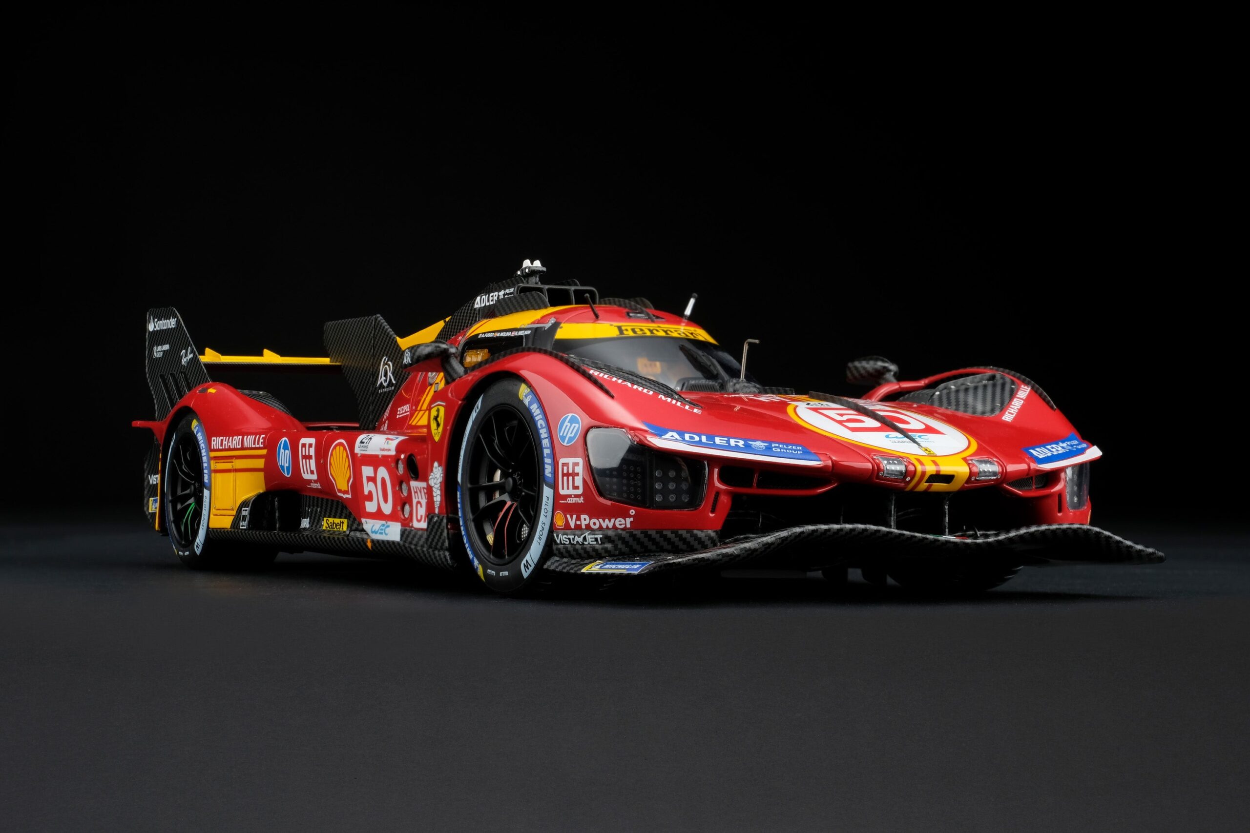 Amalgam Ferrari 499P 2024 Le Mans Winner - Rot | 1:18