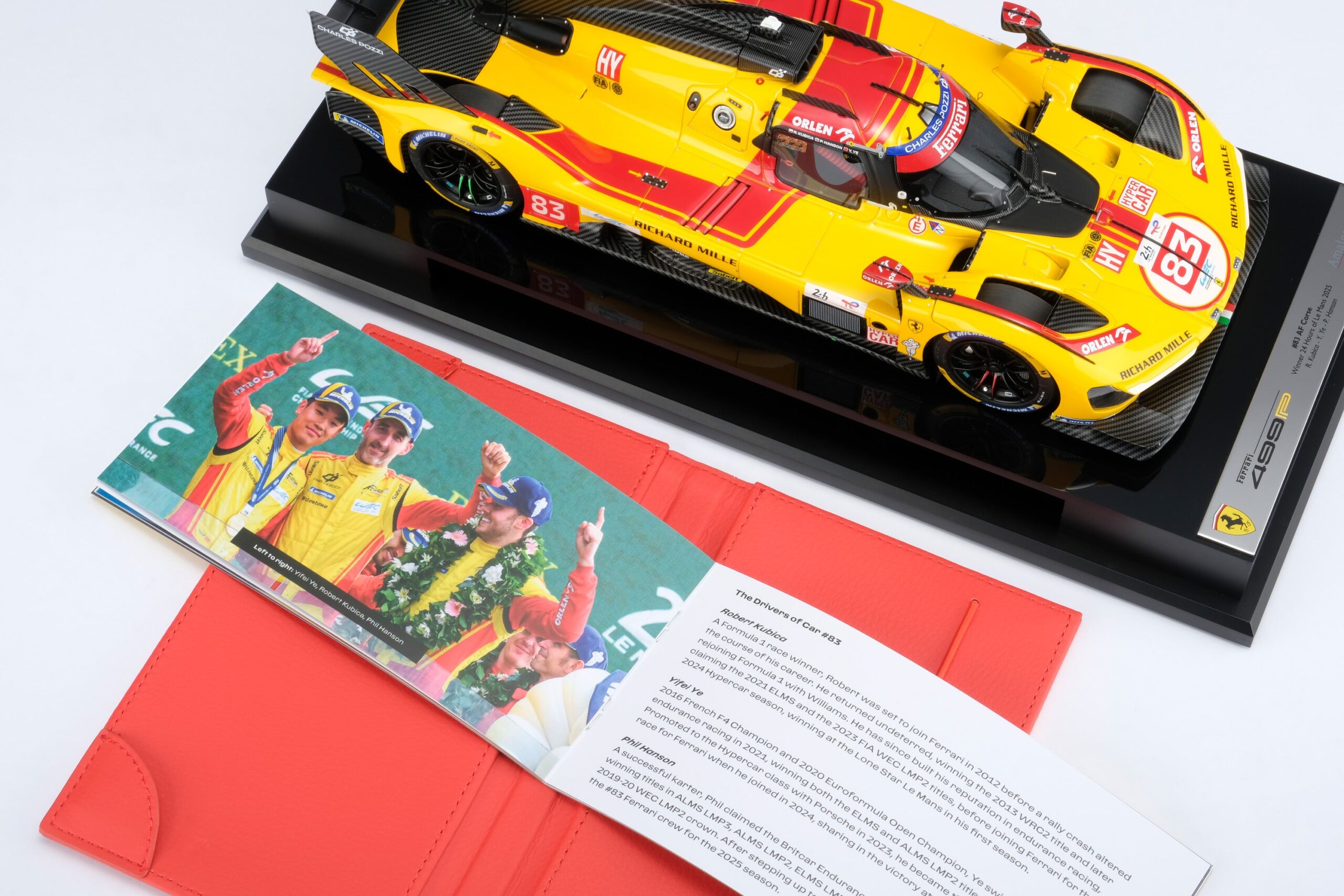 Amalgam Ferrari 499P 2025 Le Mans Winner #83 - Gelb | 1:18 – Bild 21