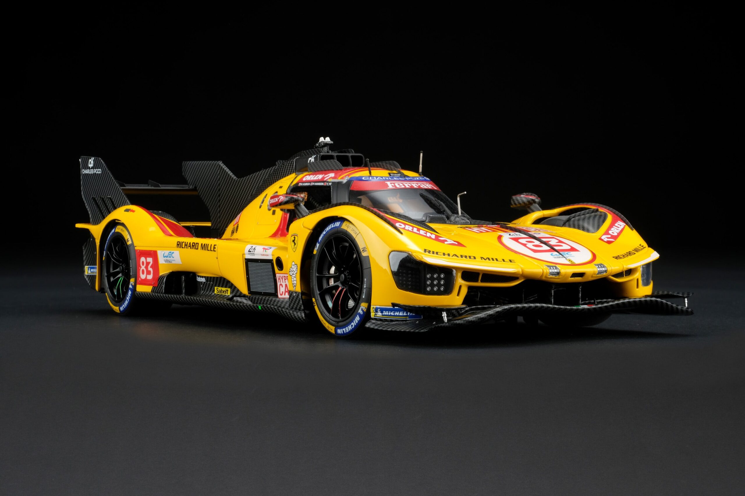 Amalgam Ferrari 499P 2025 Le Mans Winner #83 - Gelb | 1:18