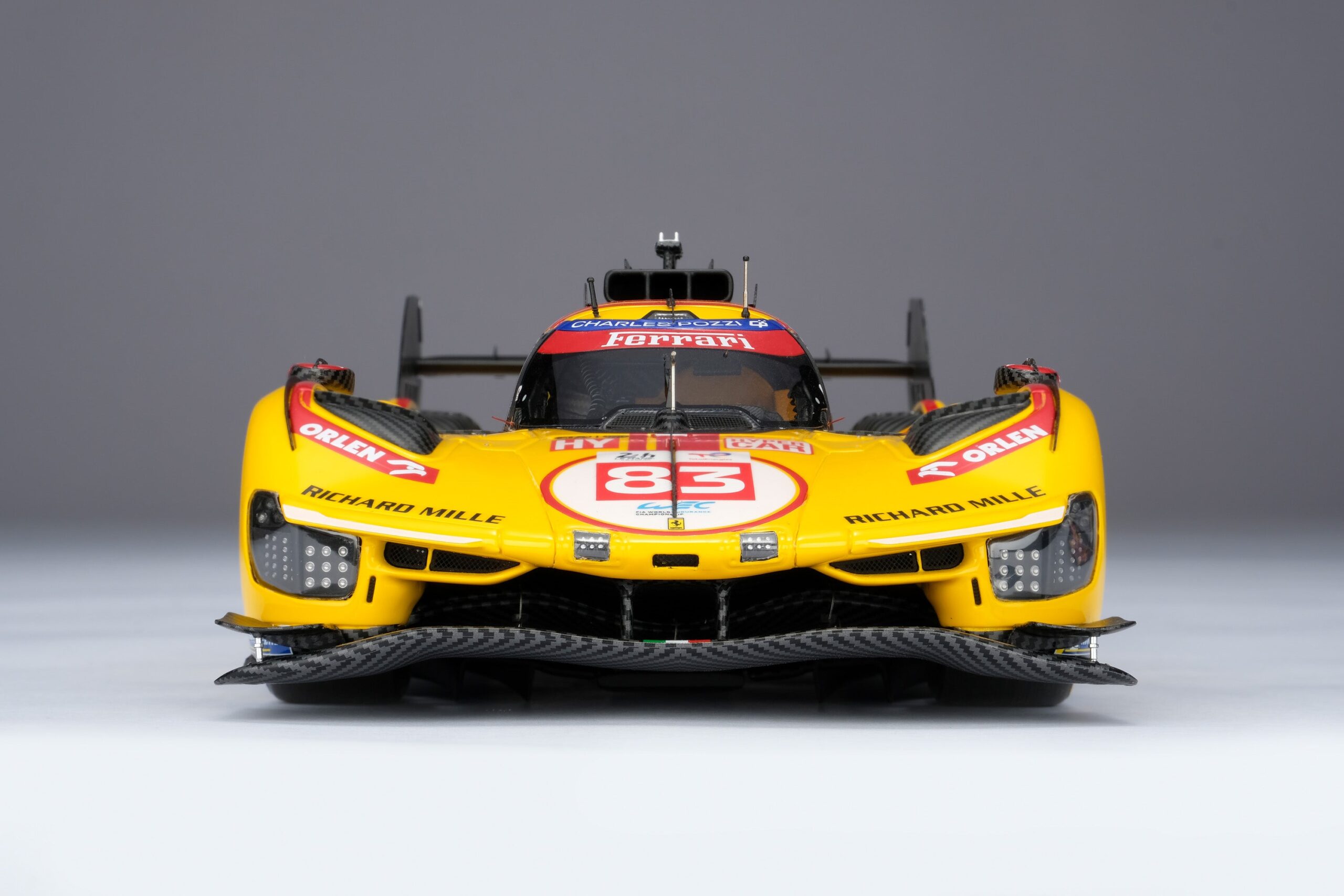 Amalgam Ferrari 499P 2025 Le Mans Winner #83 - Gelb | 1:18 – Bild 8