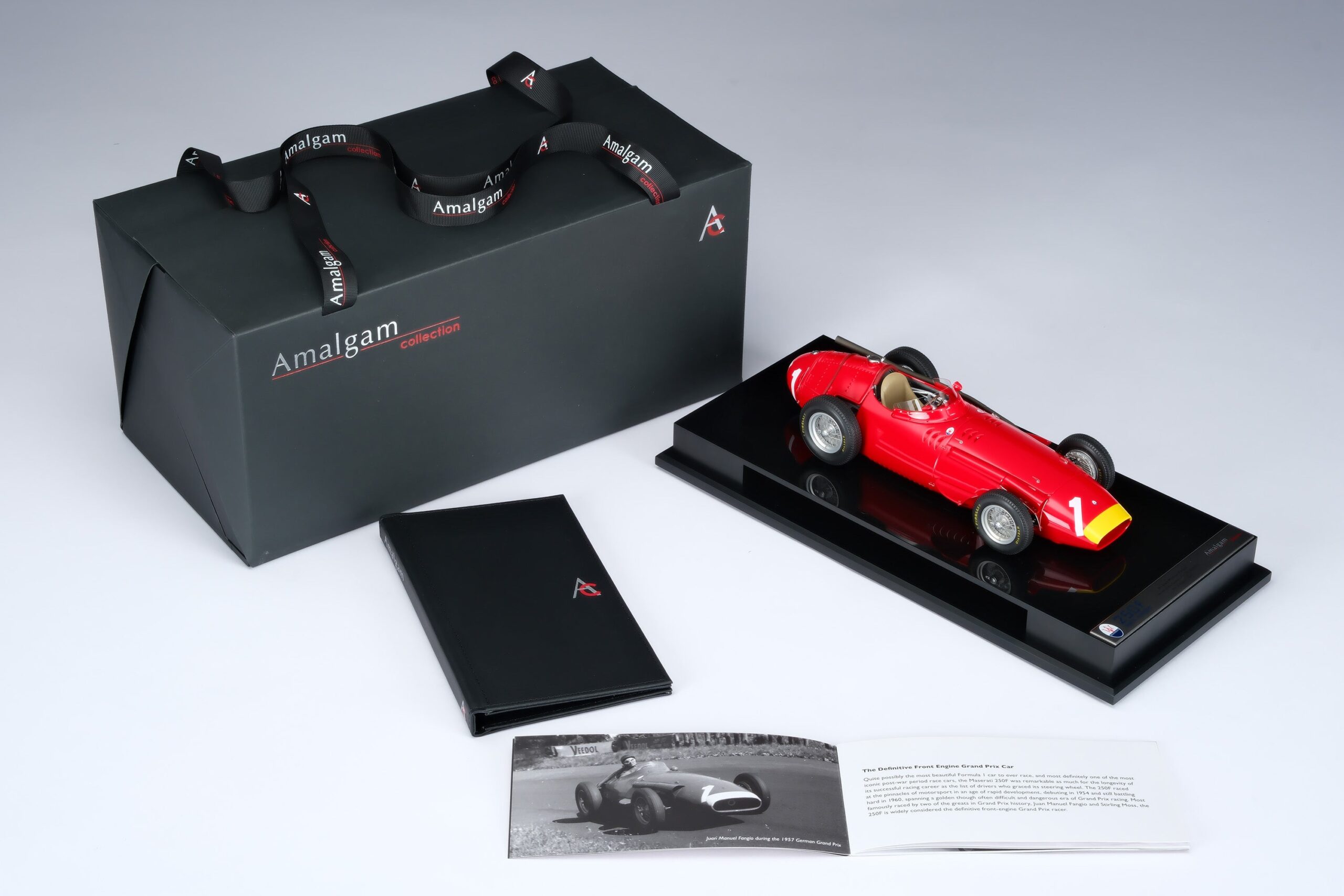 Amalgam Maserati 250F 1957 German Grand Prix Juan Manuel Fangio - Rot | 1:18 – Bild 18