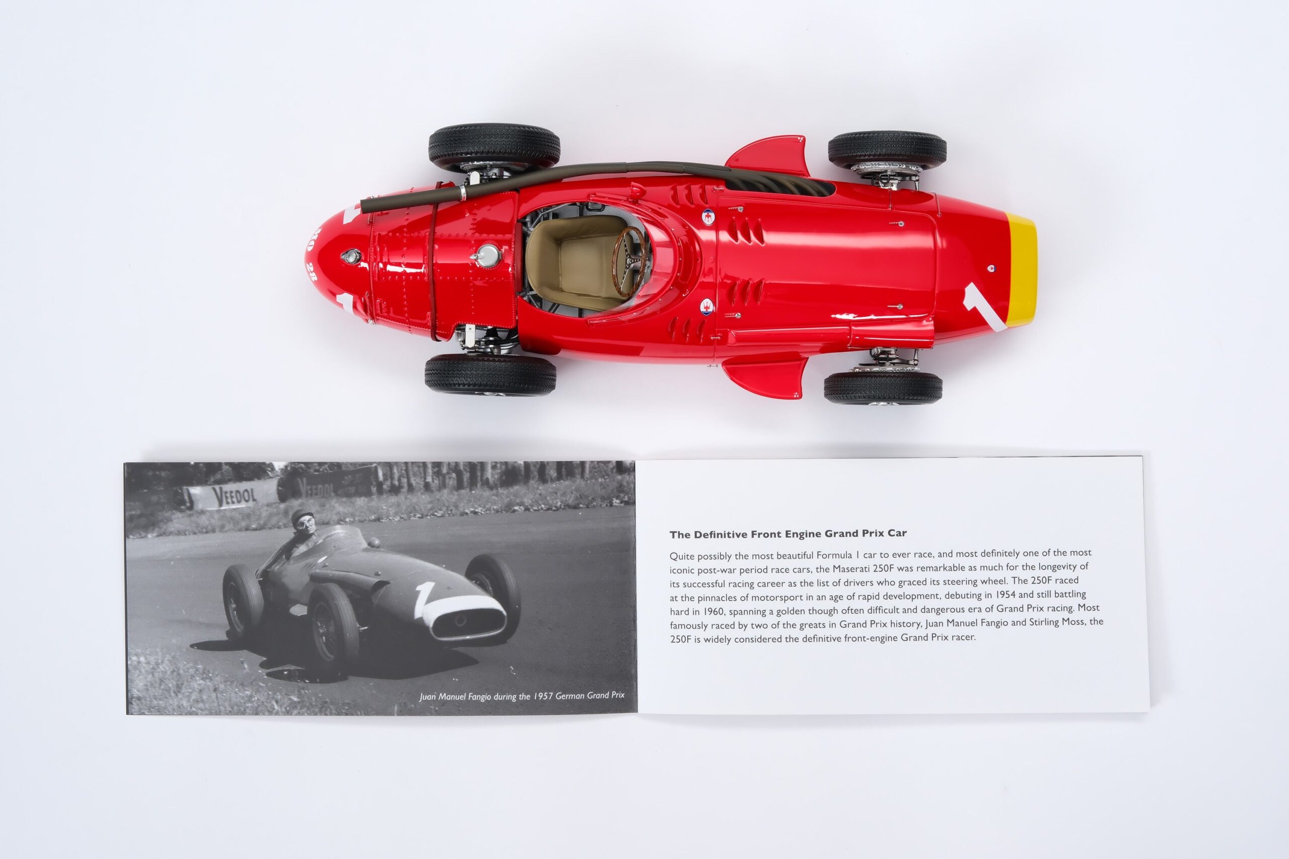 Amalgam Maserati 250F 1957 German Grand Prix Juan Manuel Fangio - Rot | 1:18 – Bild 19