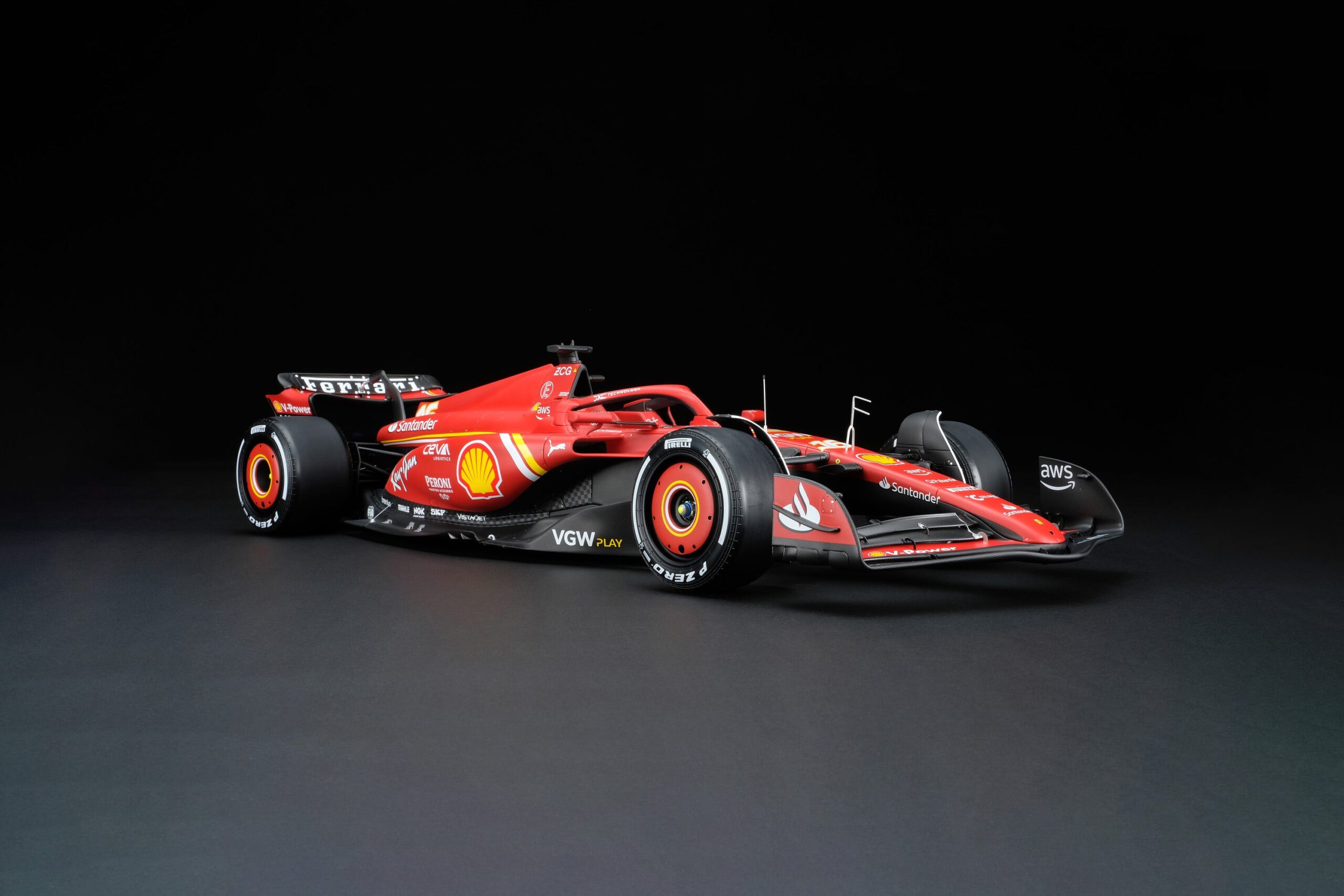 Amalgam Ferrari SF-24 2024 Australian Grand Prix - Rot | 1:8 - Image 20