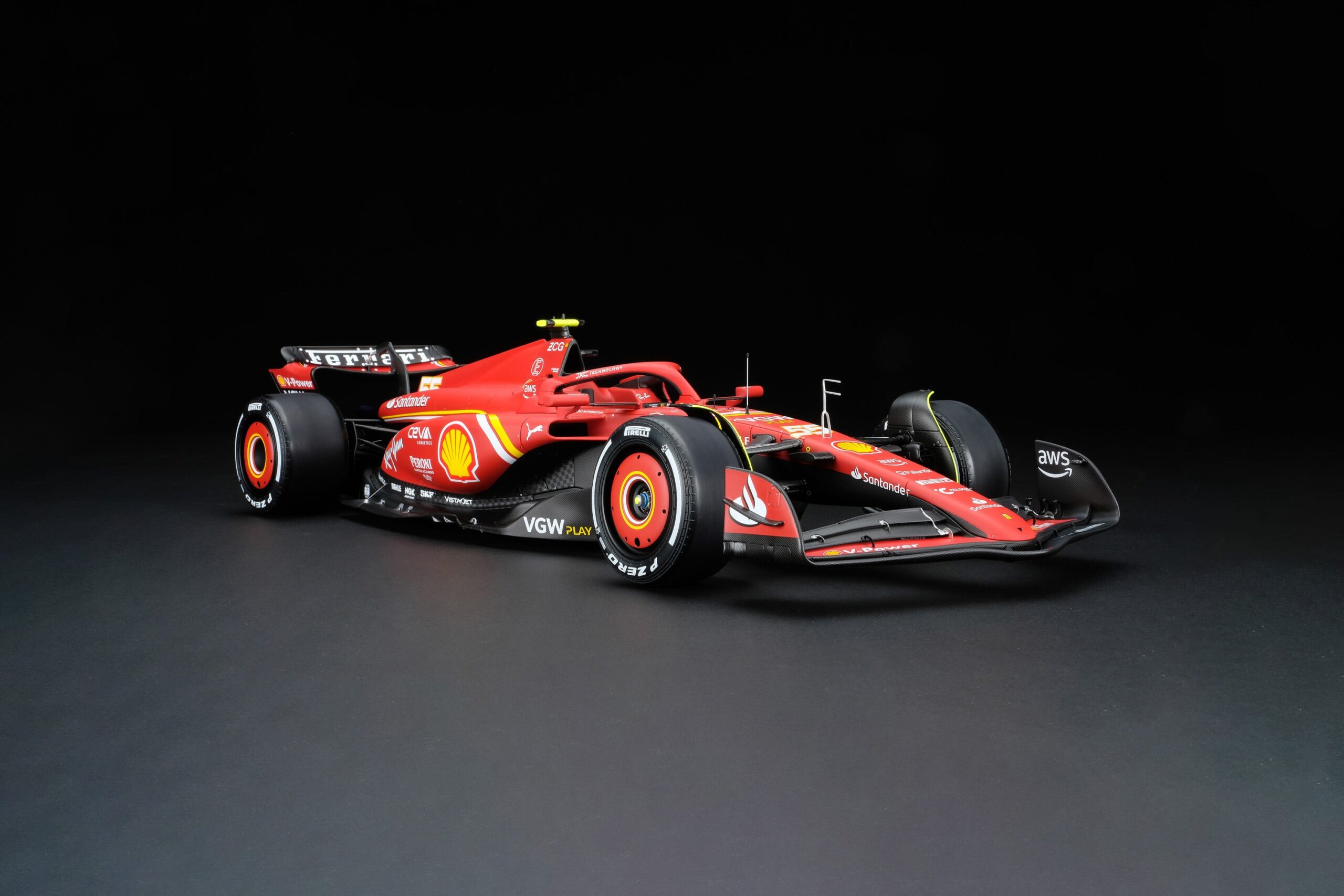 Amalgam Ferrari SF-24 2024 Australian Grand Prix - Rot | 1:8 - Image 2