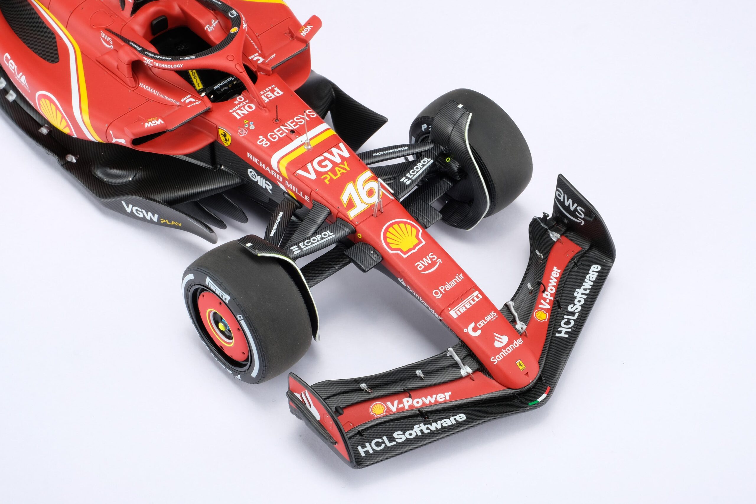 Amalgam Ferrari SF-24 2024 Australian Grand Prix - Rot | 1:18 – Bild 22
