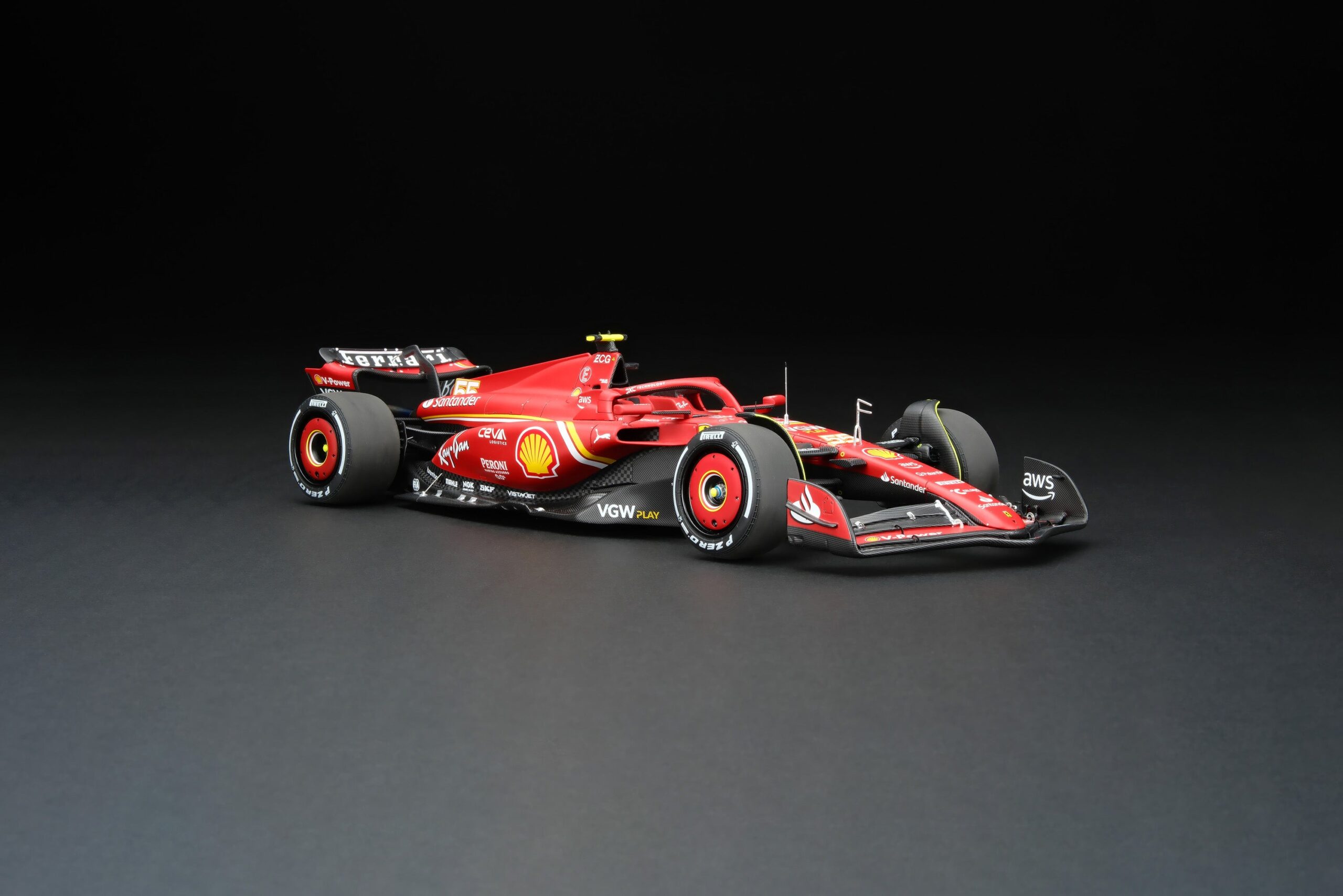 Amalgam Ferrari SF-24 2024 Australian Grand Prix - Rot | 1:18 – Bild 2