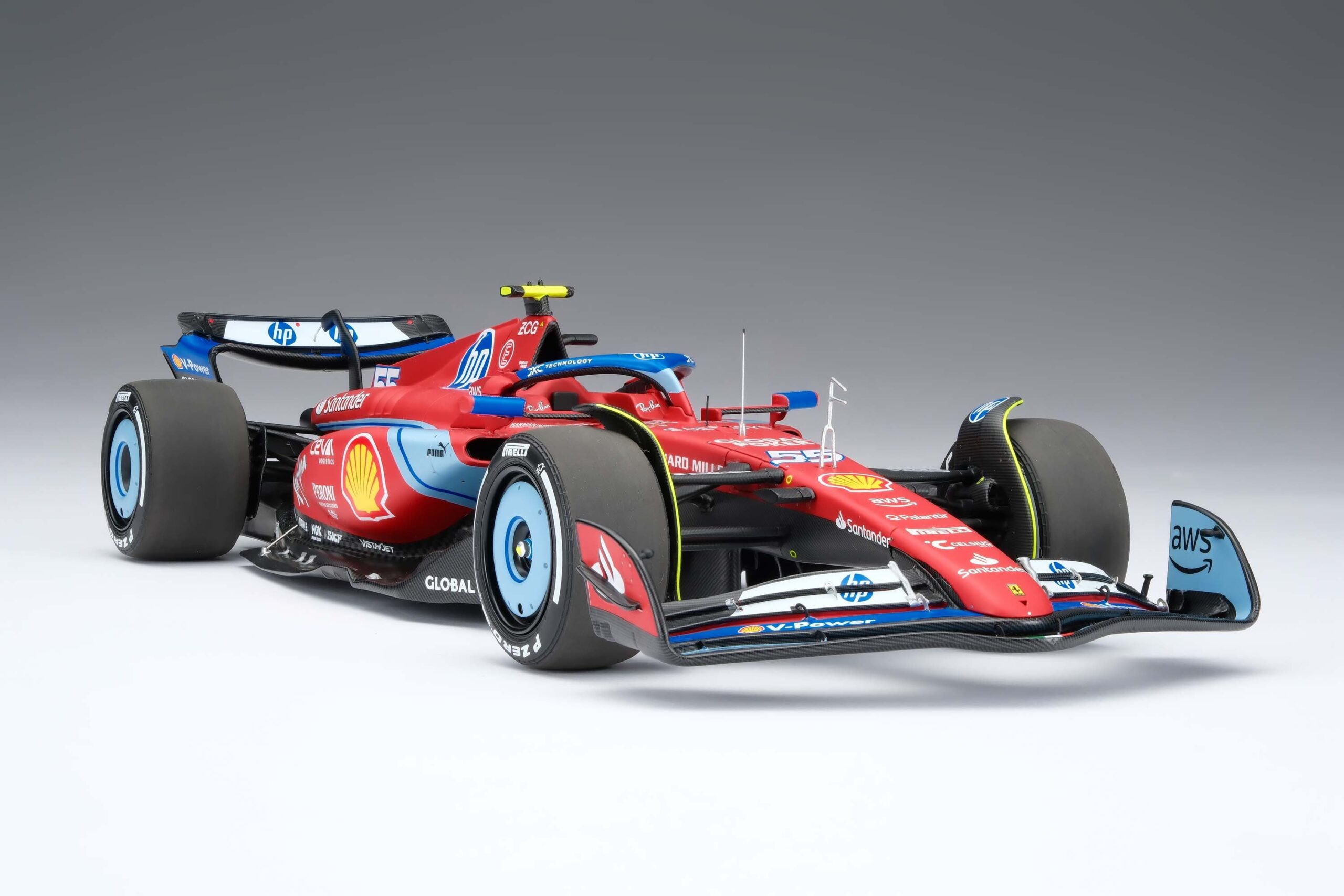 Amalgam Ferrari SF-24 2024 Miami Grand Prix - Rot | 1:18 – Bild 32