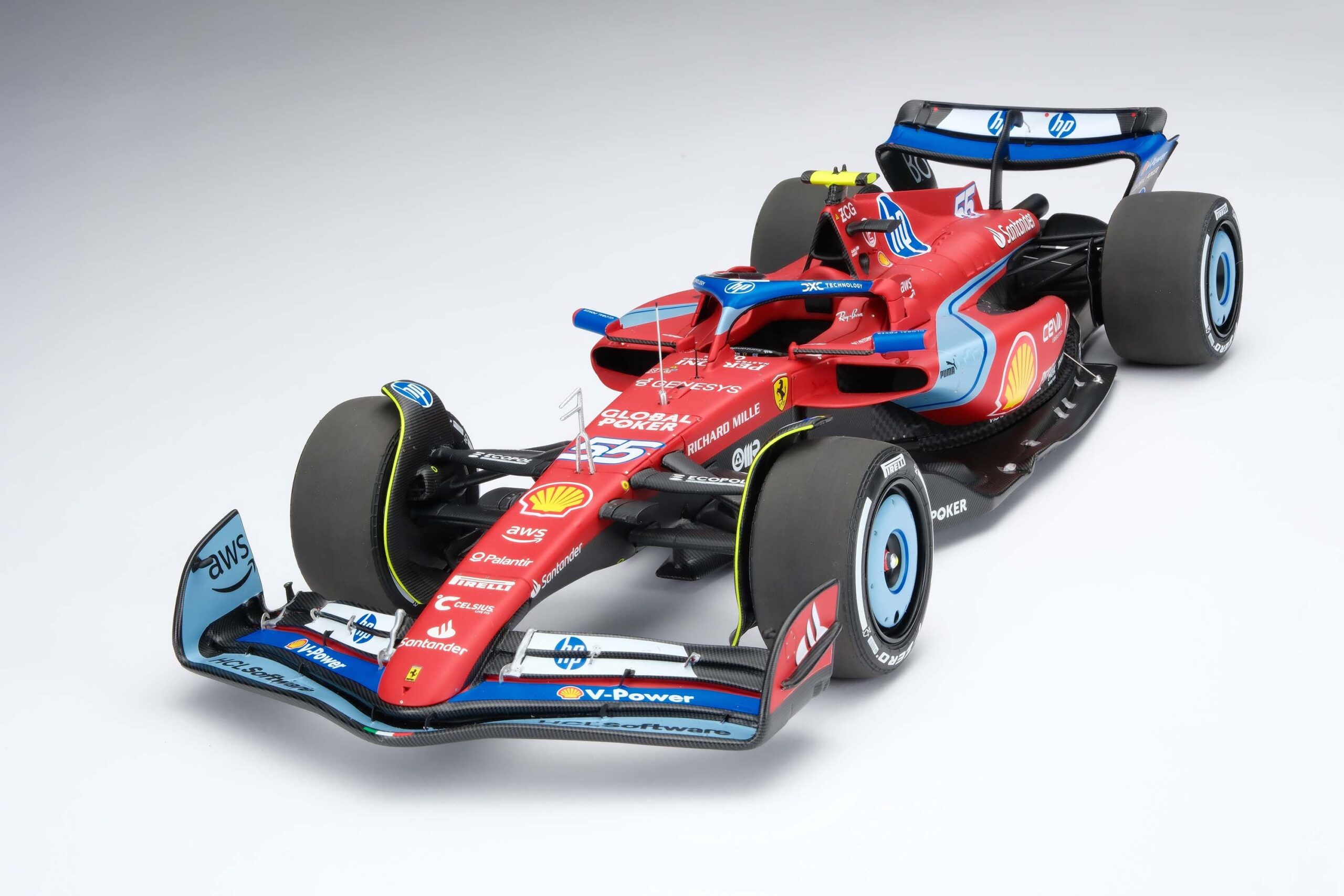 Amalgam Ferrari SF-24 2024 Miami Grand Prix - Rot | 1:18 – Bild 43