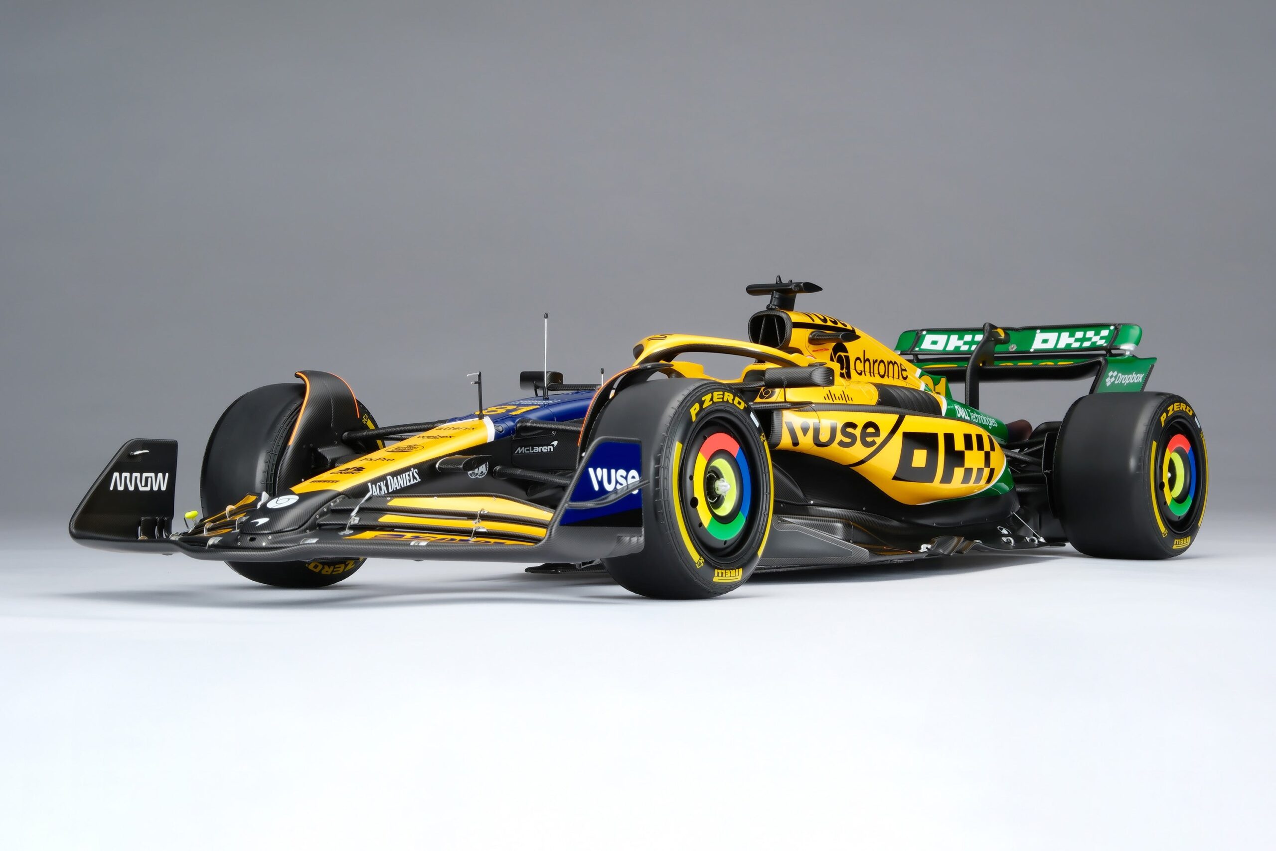 Amalgam McLaren MCL38 2024 Monaco Grand Prix Senna Tribute | 1:8 - Image 16