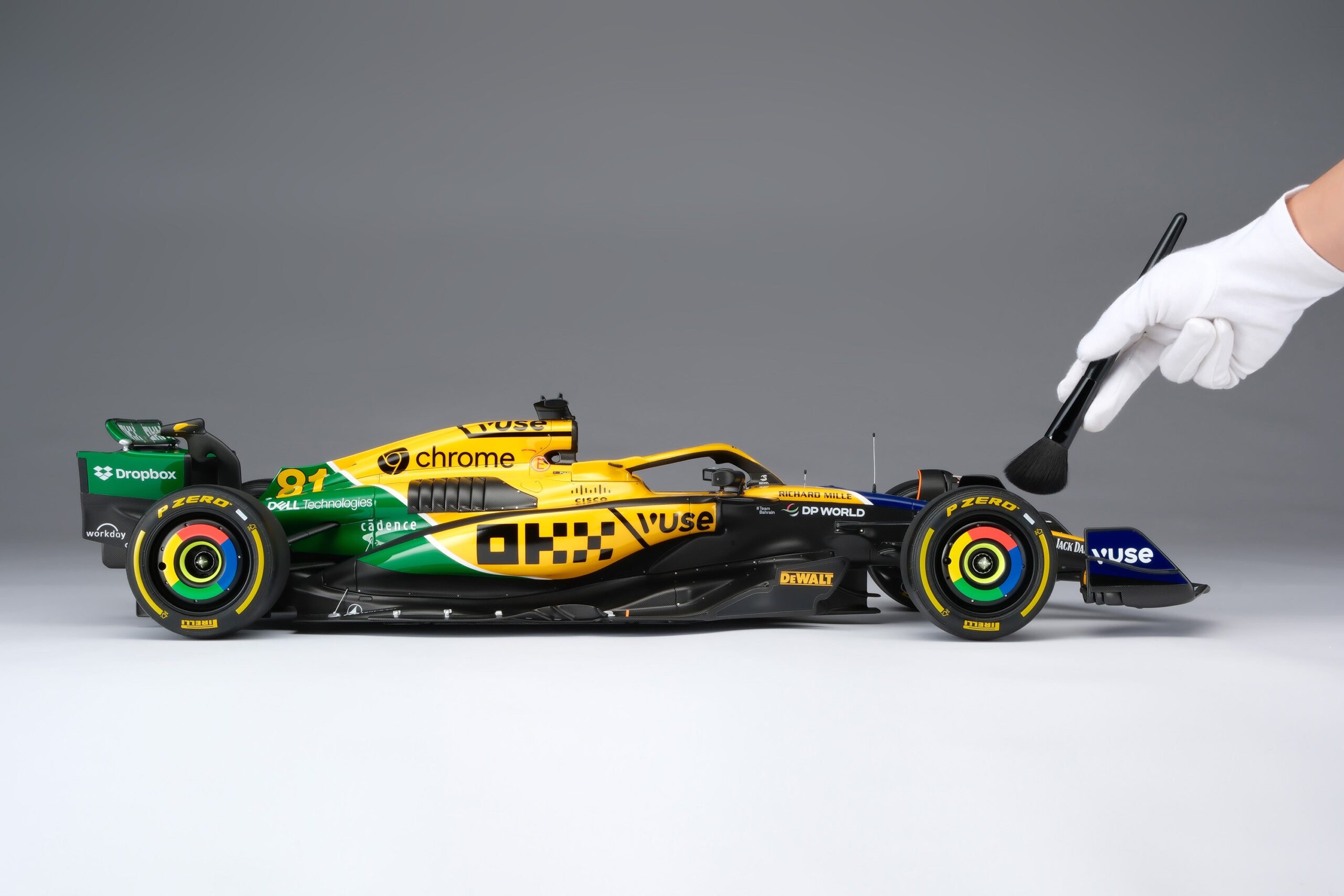 Amalgam McLaren MCL38 2024 Monaco Grand Prix Senna Tribute | 1:8 - Image 9