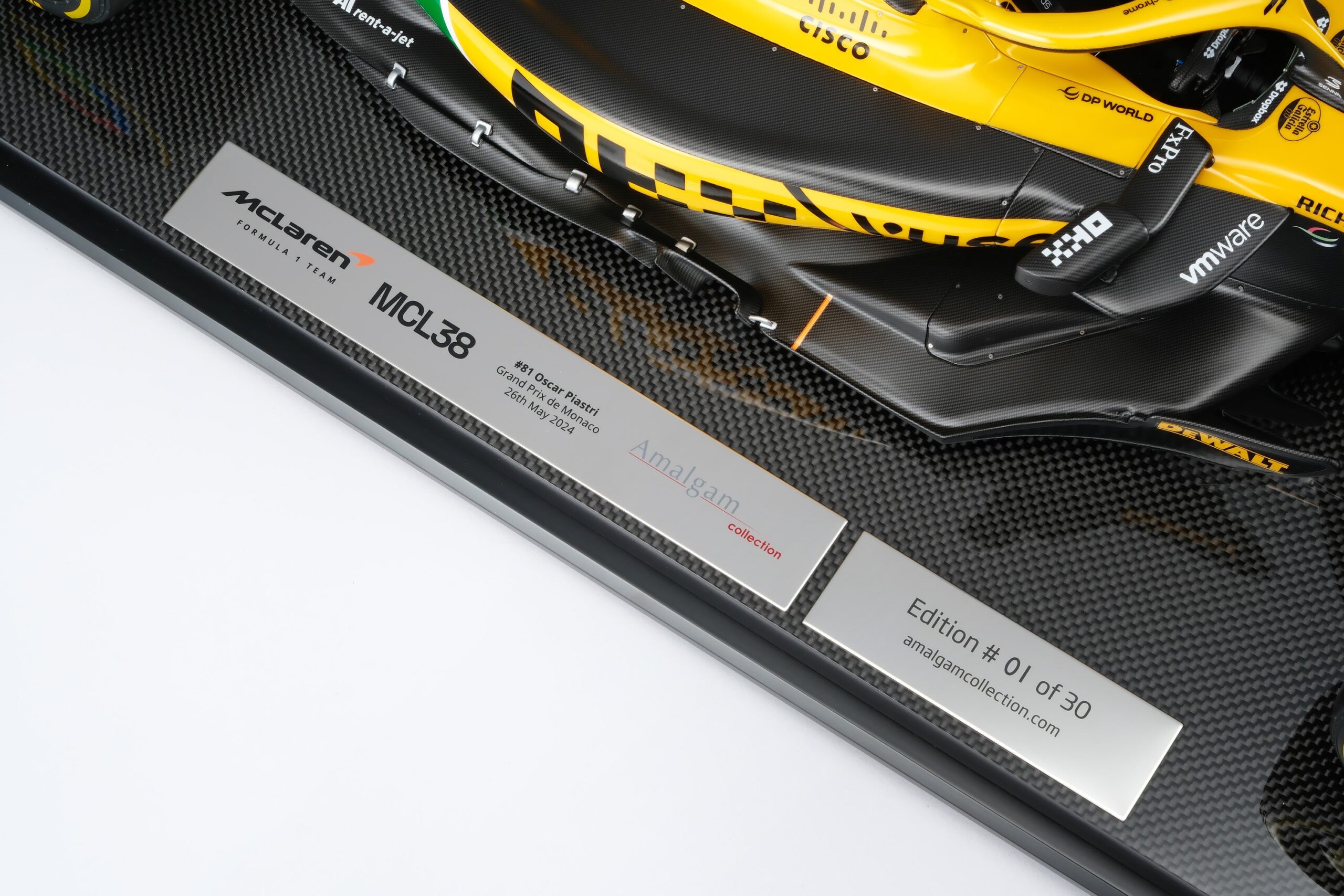 Amalgam McLaren MCL38 2024 Monaco Grand Prix Senna Tribute | 1:8 - Image 23