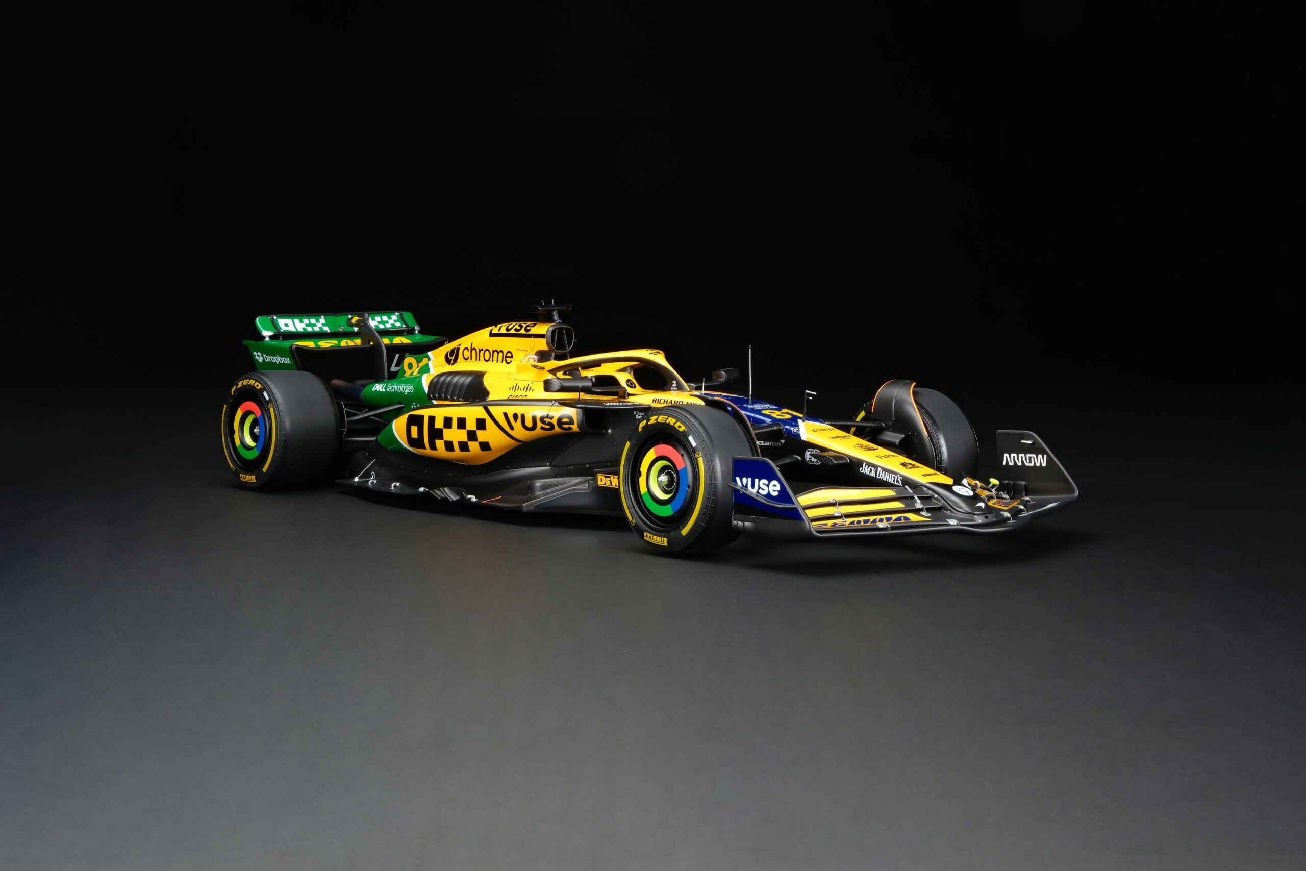 Amalgam McLaren MCL38 2024 Monaco Grand Prix Senna Tribute | 1:8 - Image 2