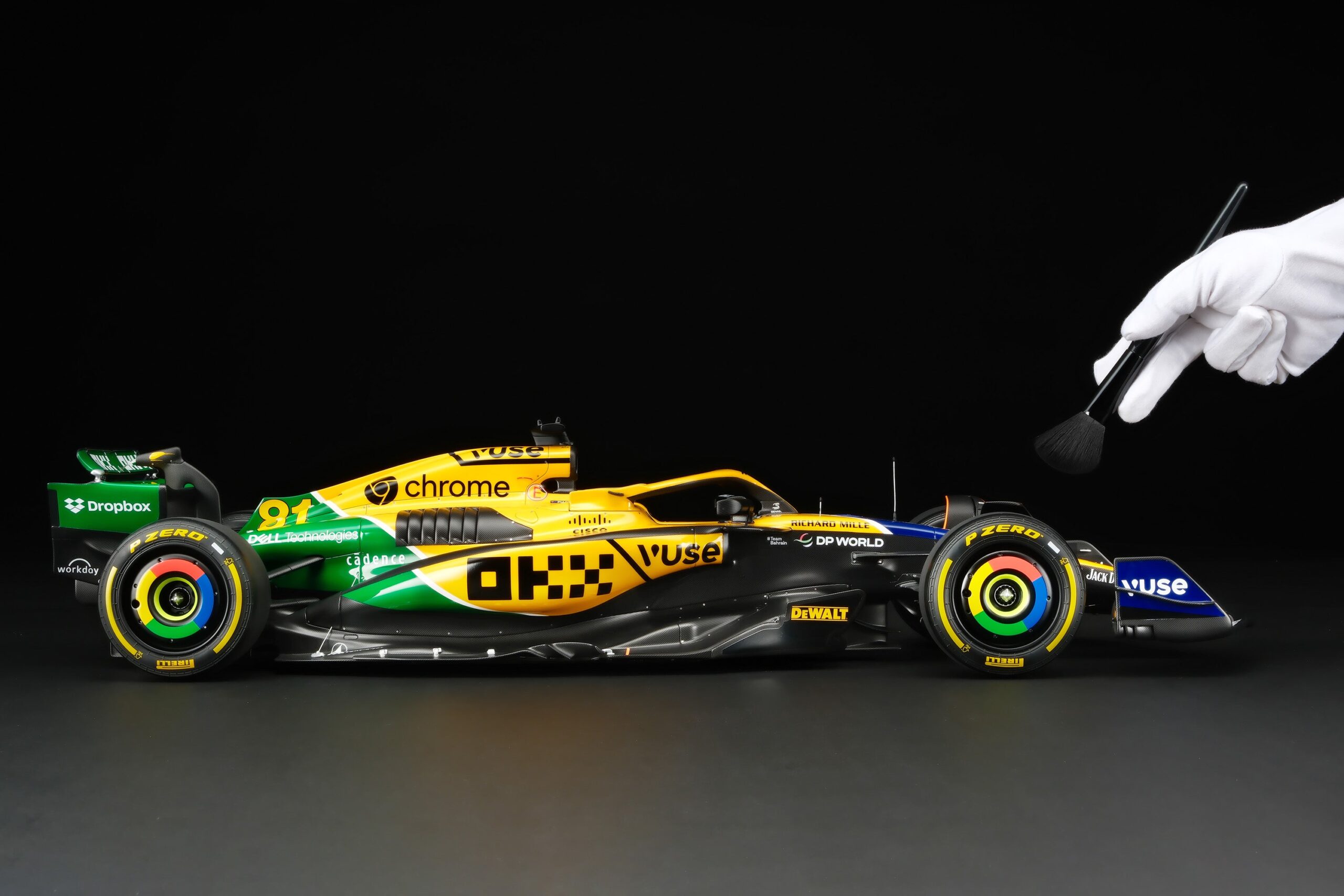 Amalgam McLaren MCL38 2024 Monaco Grand Prix Senna Tribute | 1:8 - Image 3