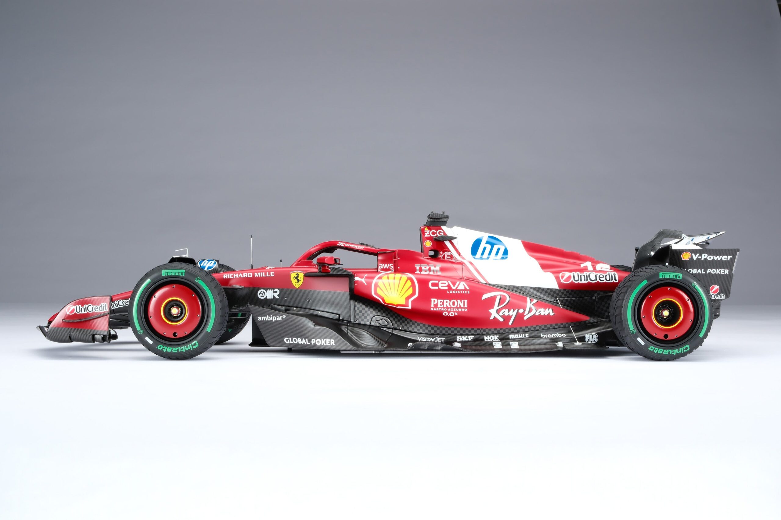 Amalgam Ferrari SF-25 2025 Australian Grand Prix - Rot | 1:8 - Image 11