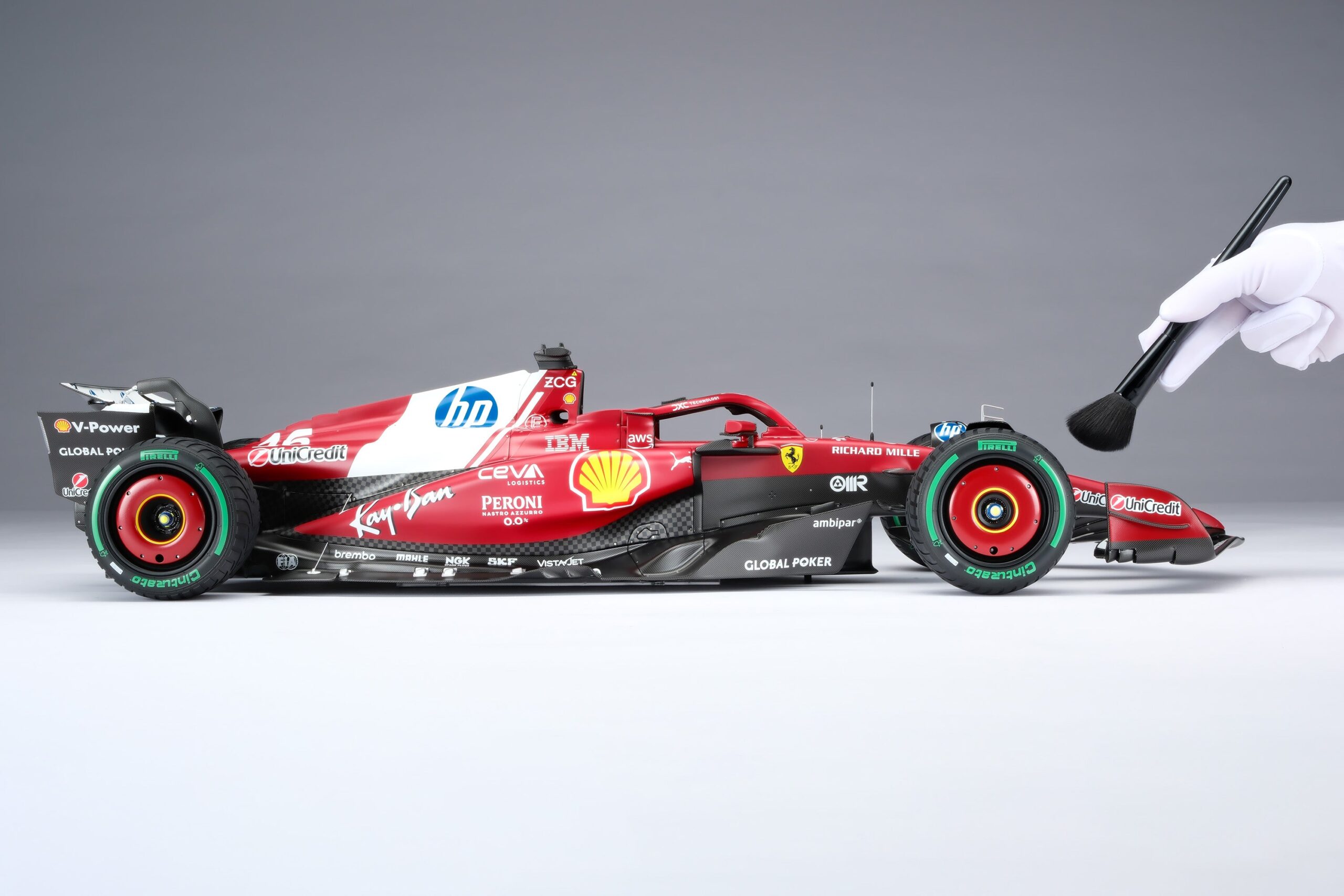 Amalgam Ferrari SF-25 2025 Australian Grand Prix - Rot | 1:8 - Image 4