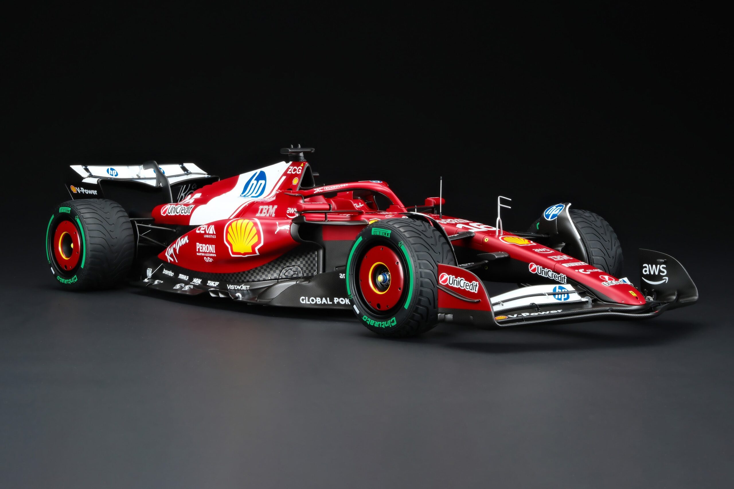 Amalgam Ferrari SF-25 2025 Australian Grand Prix – Red | 1:8