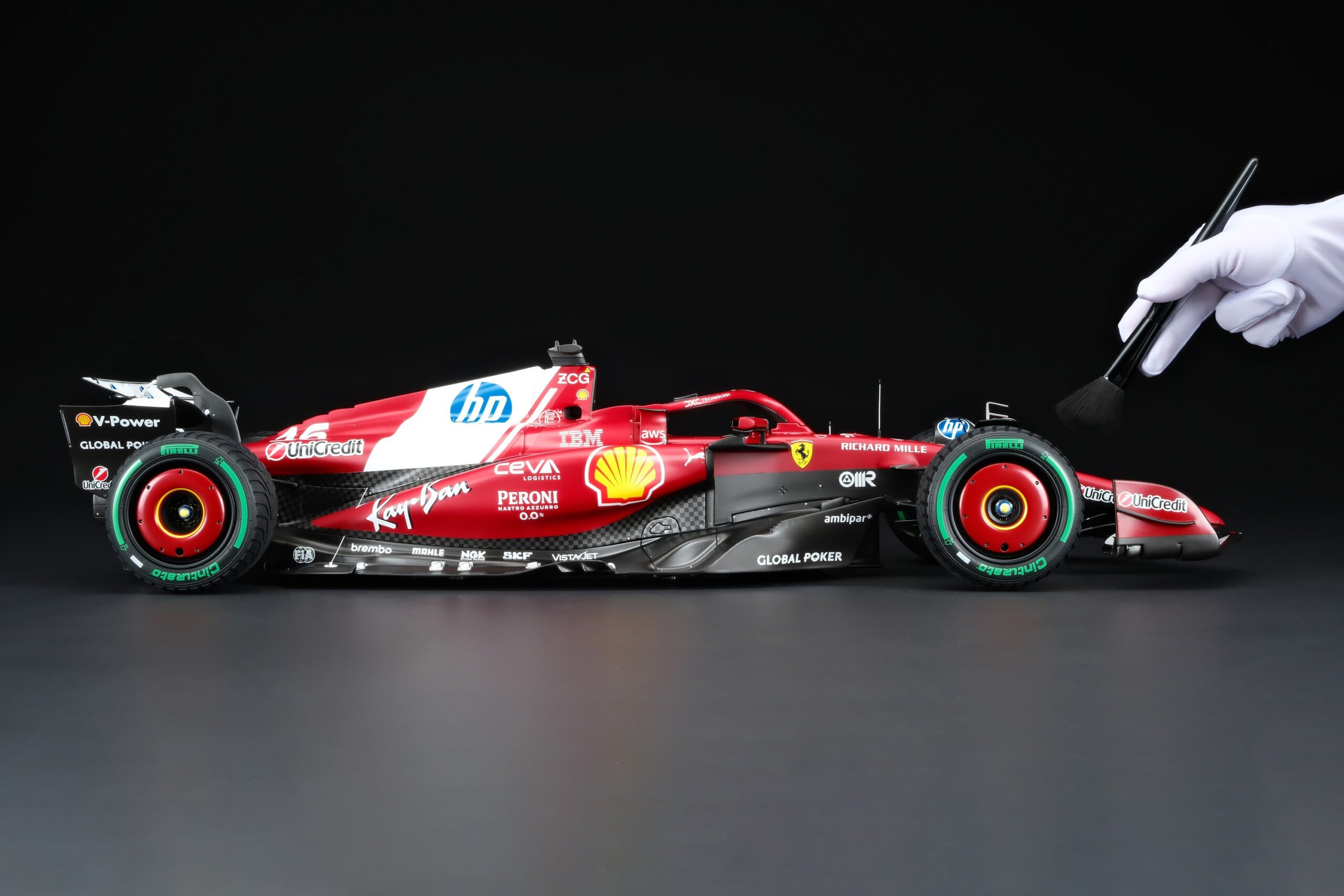 Amalgam Ferrari SF-25 2025 Australian Grand Prix - Rot | 1:8 - Image 3