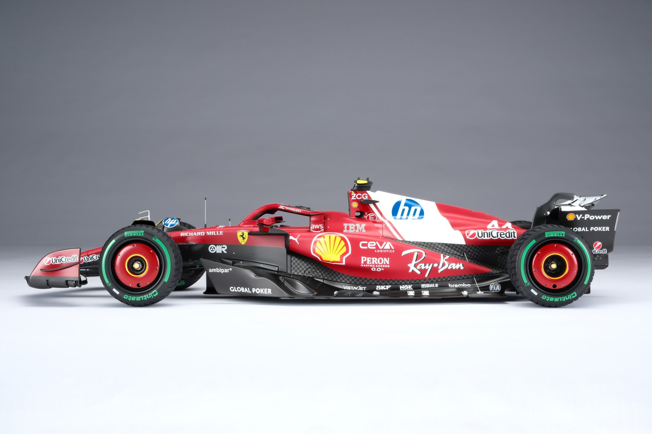 Amalgam Ferrari SF-25 2025 Australian Grand Prix - Rot | 1:8 - Image 29