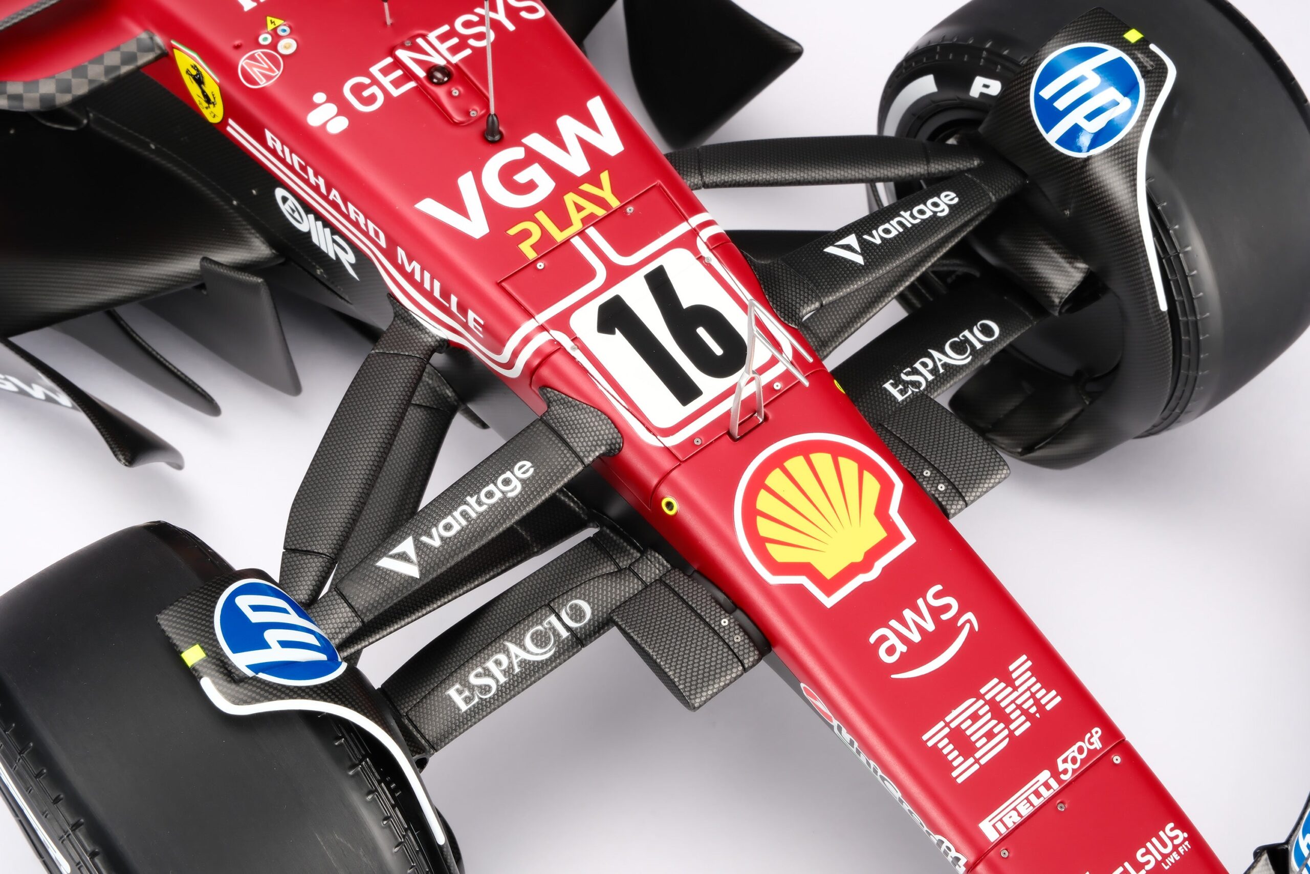 Amalgam Ferrari SF-25 2025 Italian Grand Prix - Charles Leclerc - Rot | 1:8 - Image 6