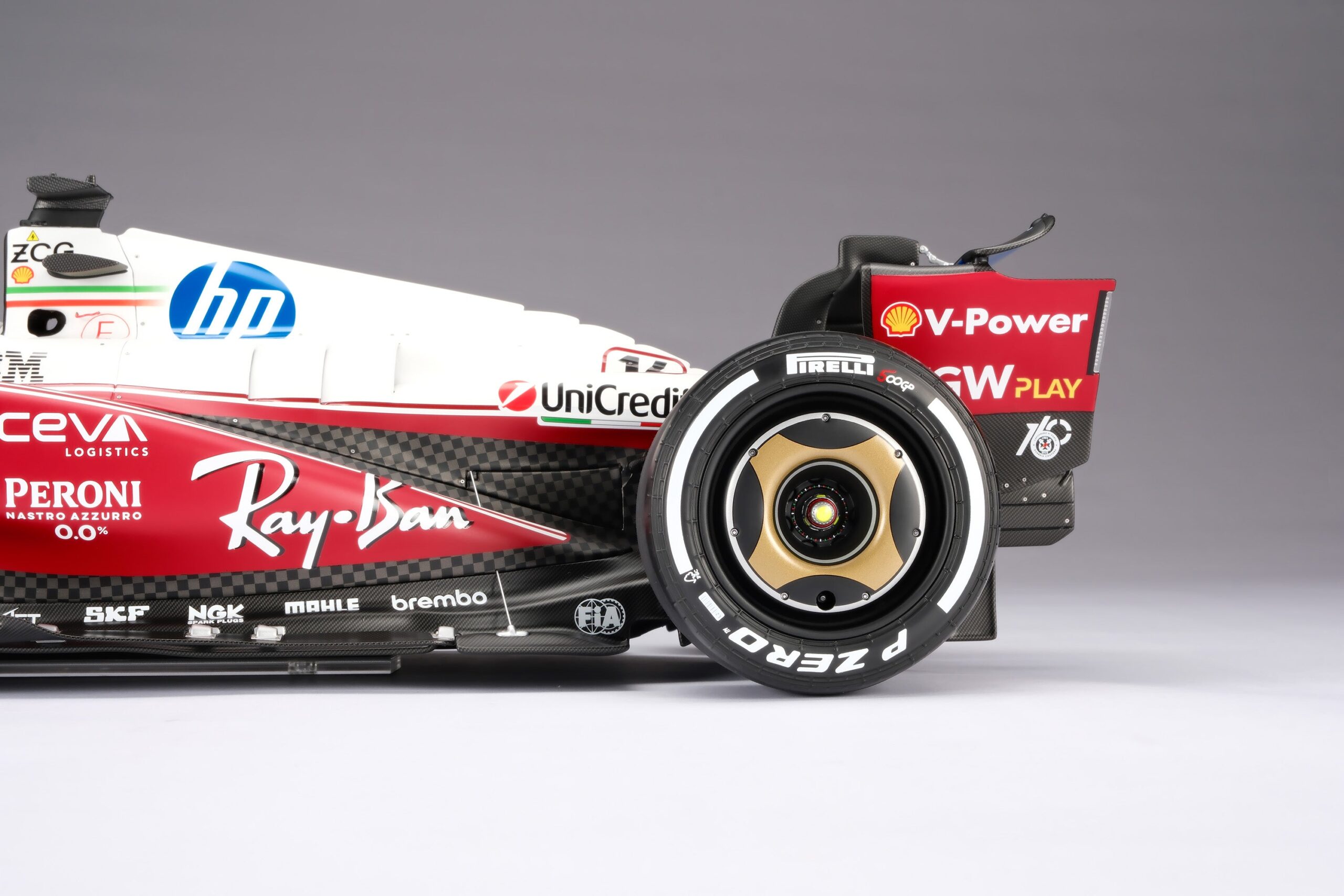 Amalgam Ferrari SF-25 2025 Italian Grand Prix - Charles Leclerc - Rot | 1:8 - Image 13