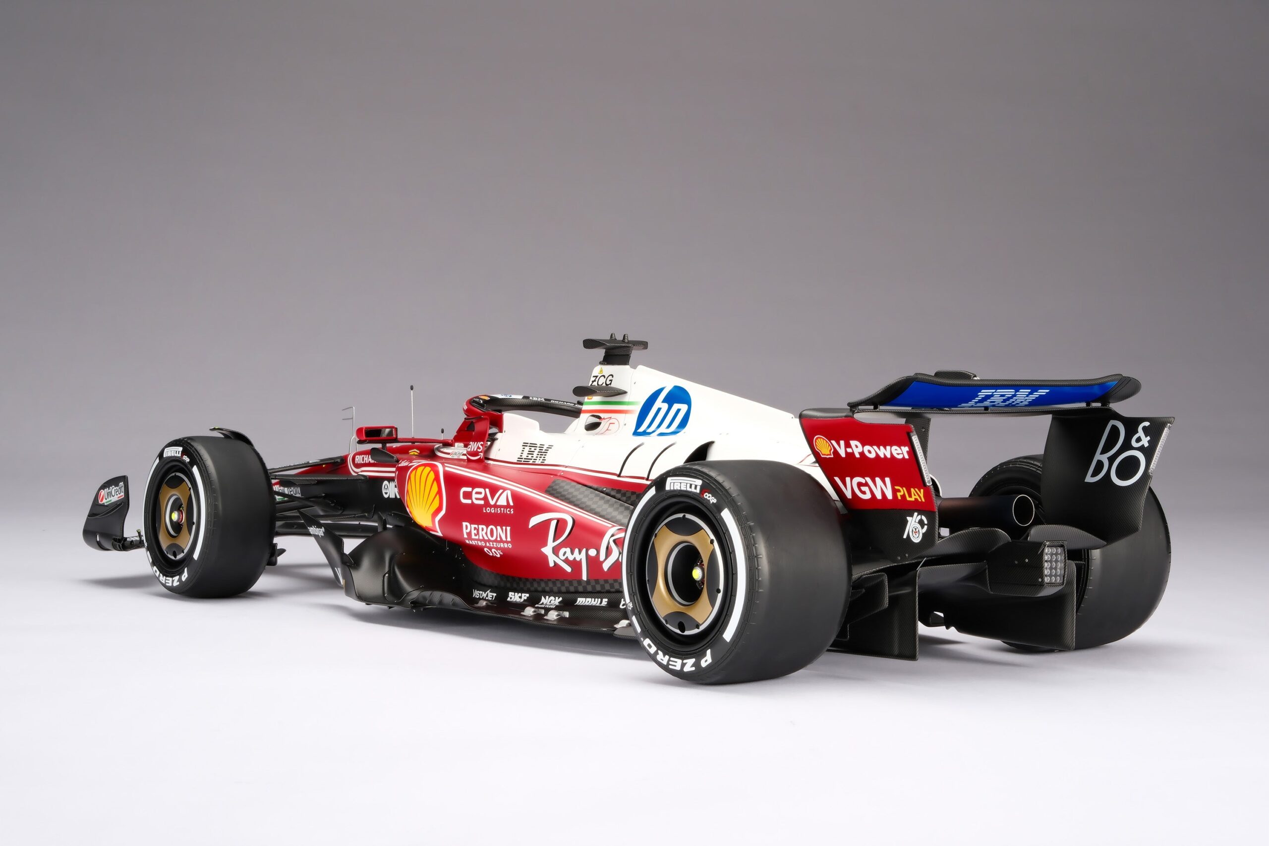Amalgam Ferrari SF-25 2025 Italian Grand Prix - Charles Leclerc - Rot | 1:8 - Image 15