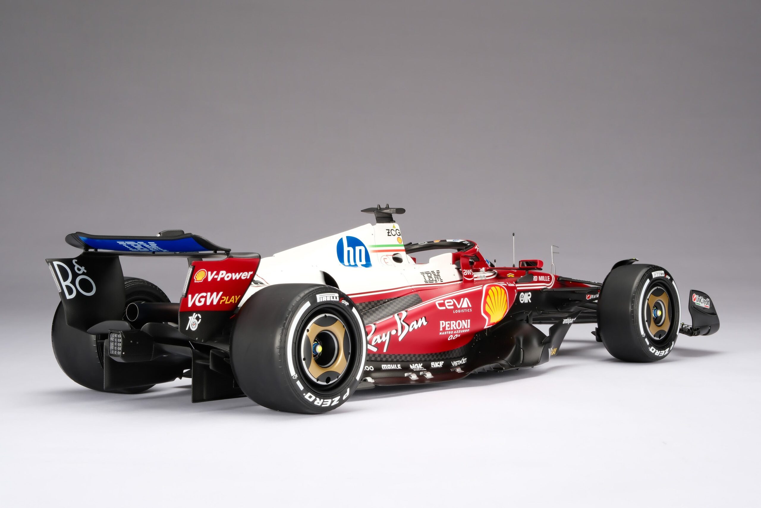 Amalgam Ferrari SF-25 2025 Italian Grand Prix - Charles Leclerc - Rot | 1:8 - Image 18