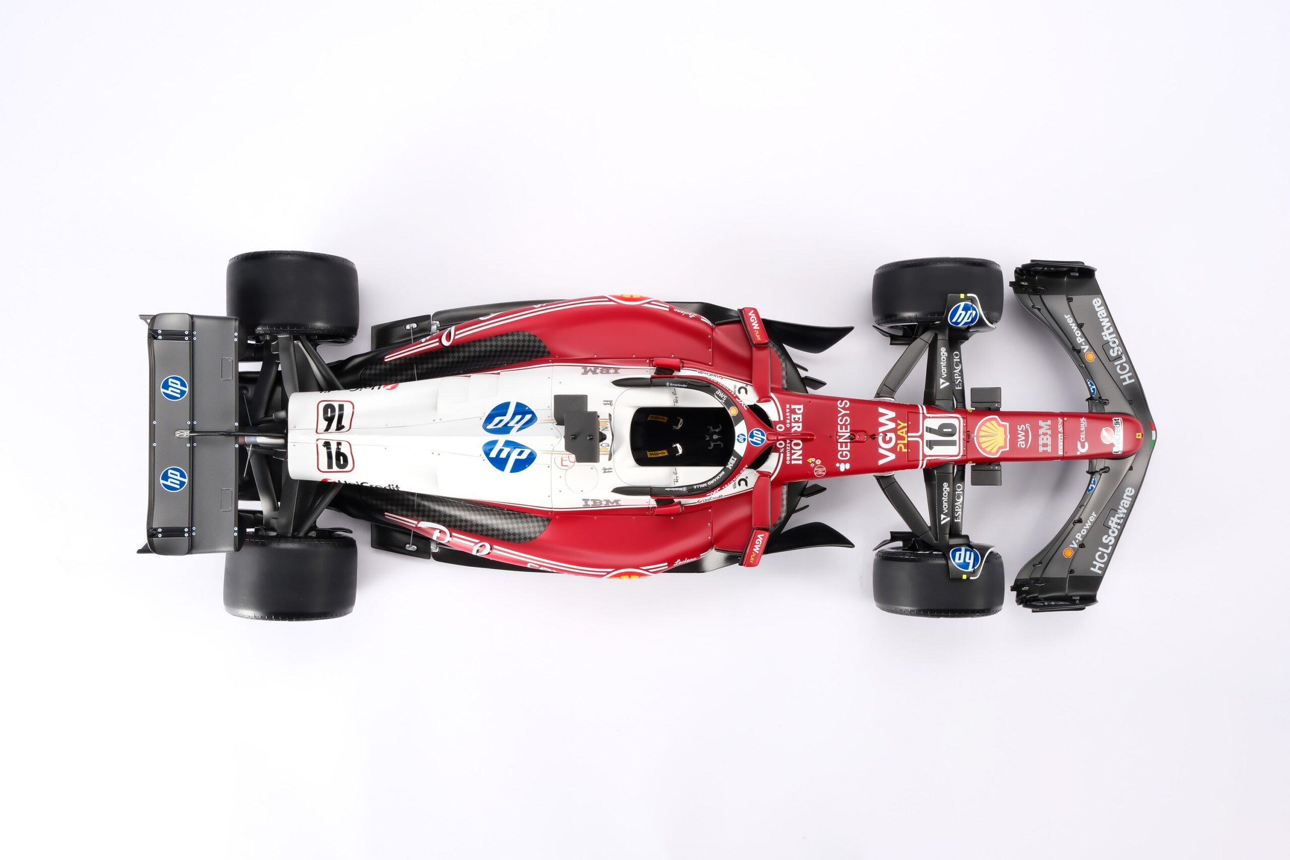 Amalgam Ferrari SF-25 2025 Italian Grand Prix - Charles Leclerc - Rot | 1:8 - Image 24