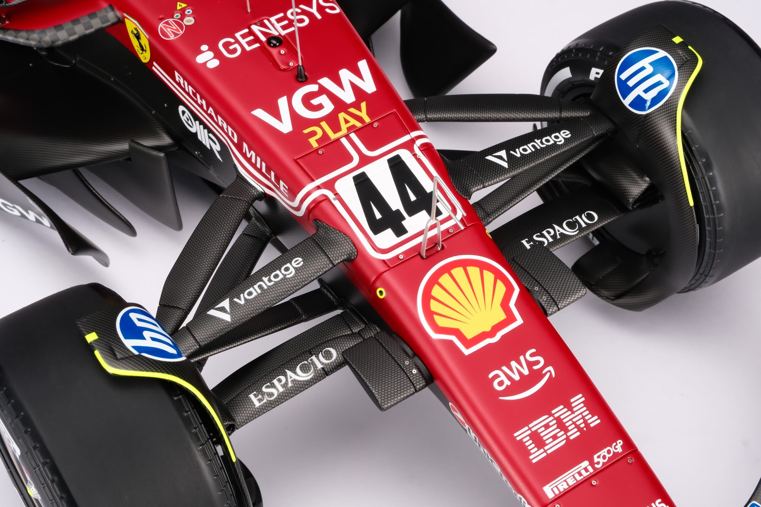Amalgam Ferrari SF-25 2025 Italian Grand Prix - Lewis Hamilton - Rot | 1:8 - Image 7
