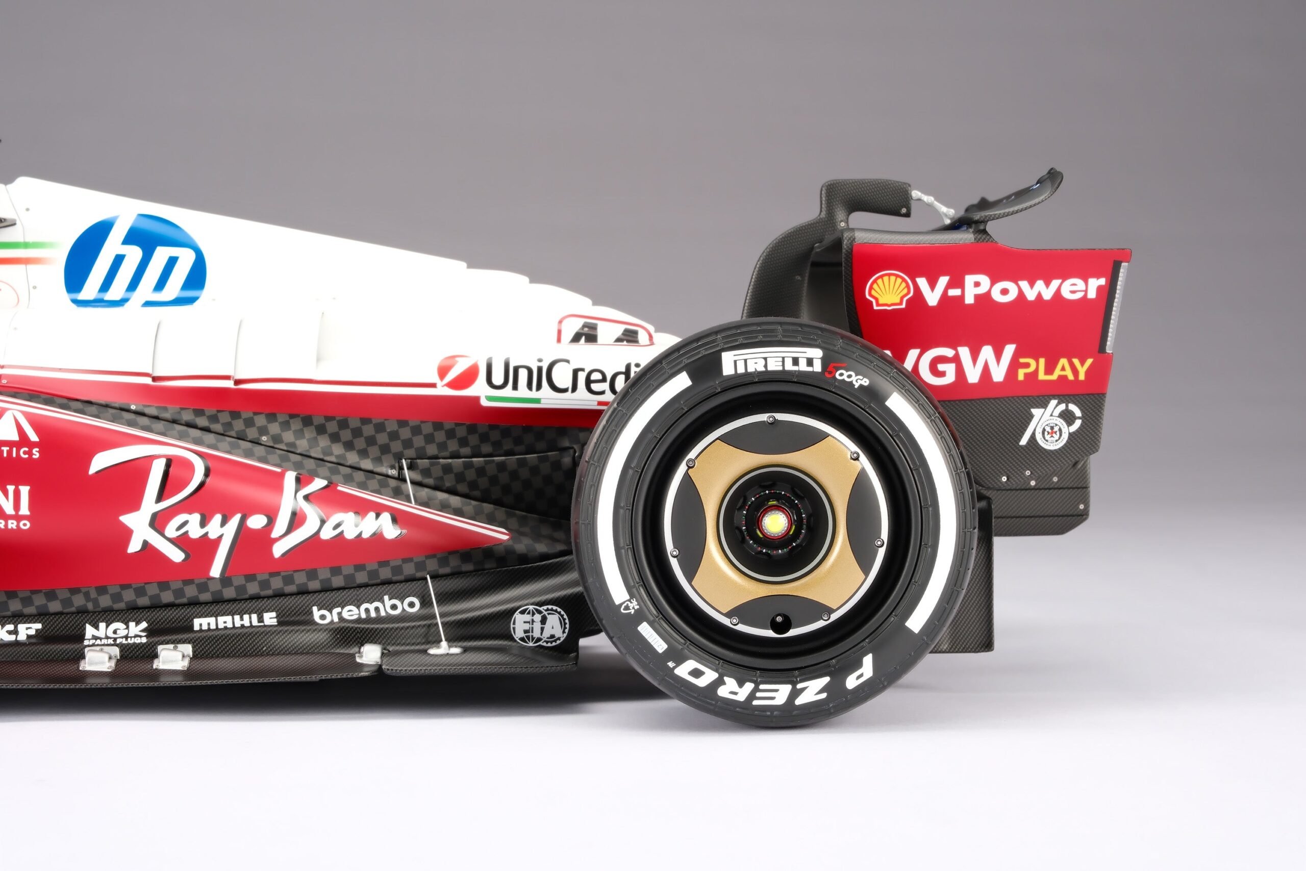 Amalgam Ferrari SF-25 2025 Italian Grand Prix - Lewis Hamilton - Rot | 1:8 - Image 13