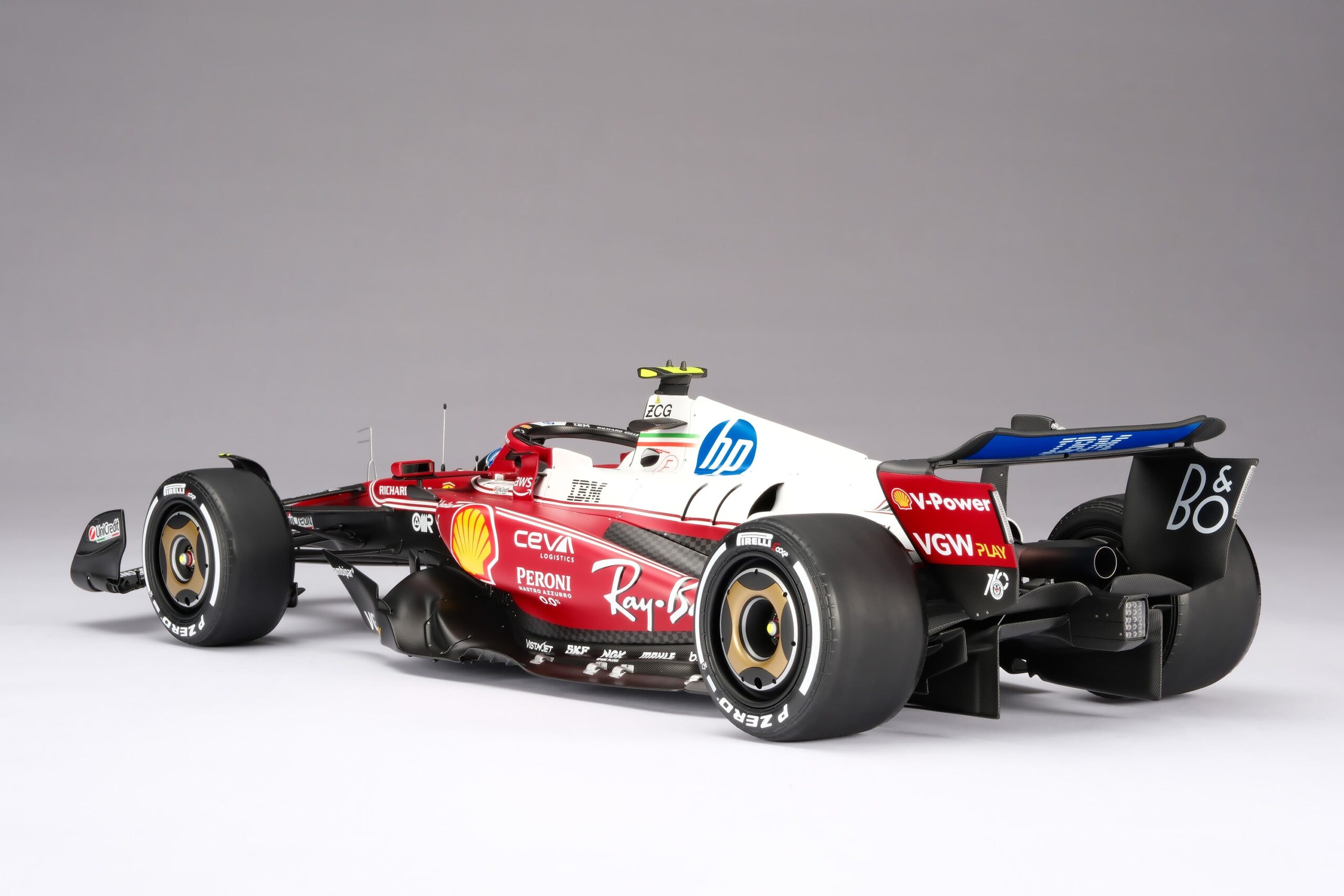 Amalgam Ferrari SF-25 2025 Italian Grand Prix - Lewis Hamilton - Rot | 1:8 - Image 15