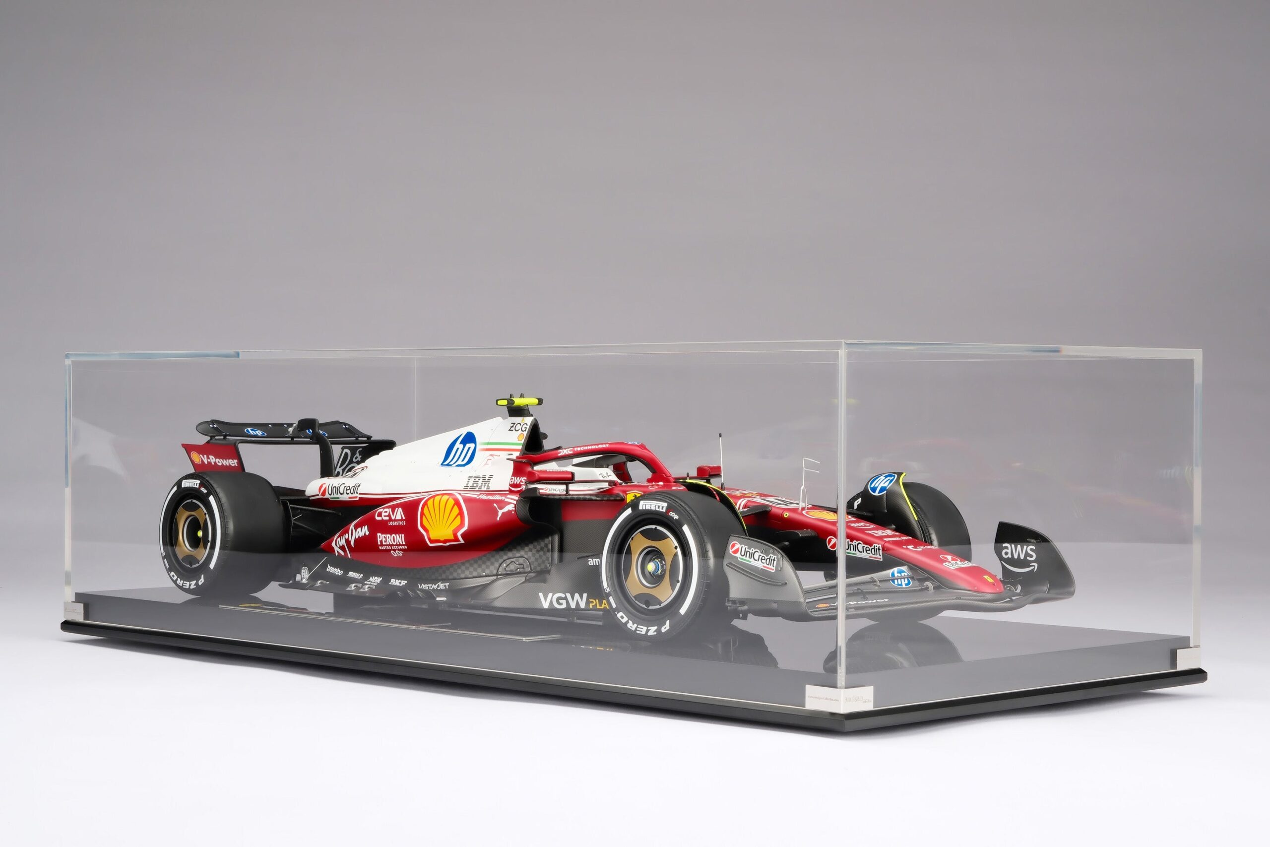 Amalgam Ferrari SF-25 2025 Italian Grand Prix - Lewis Hamilton - Rot | 1:8 - Image 21