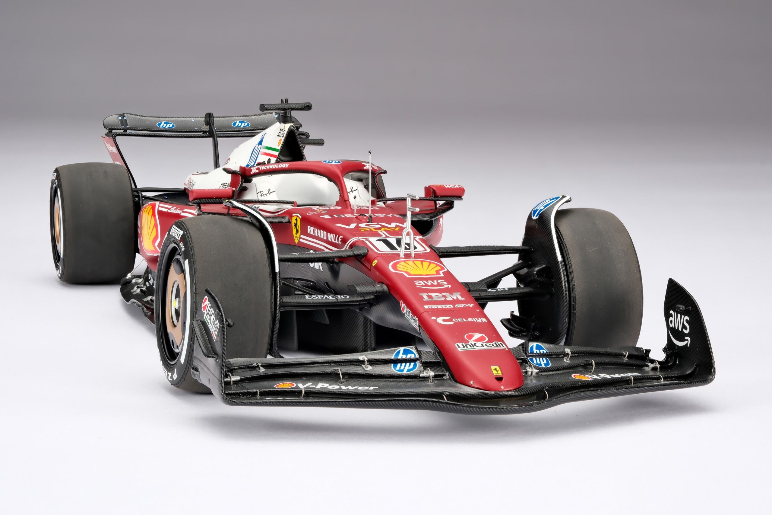 Amalgam Ferrari SF-25 2025 Italian Grand Prix - Charles Leclerc - Rot | 1:18 – Bild 8
