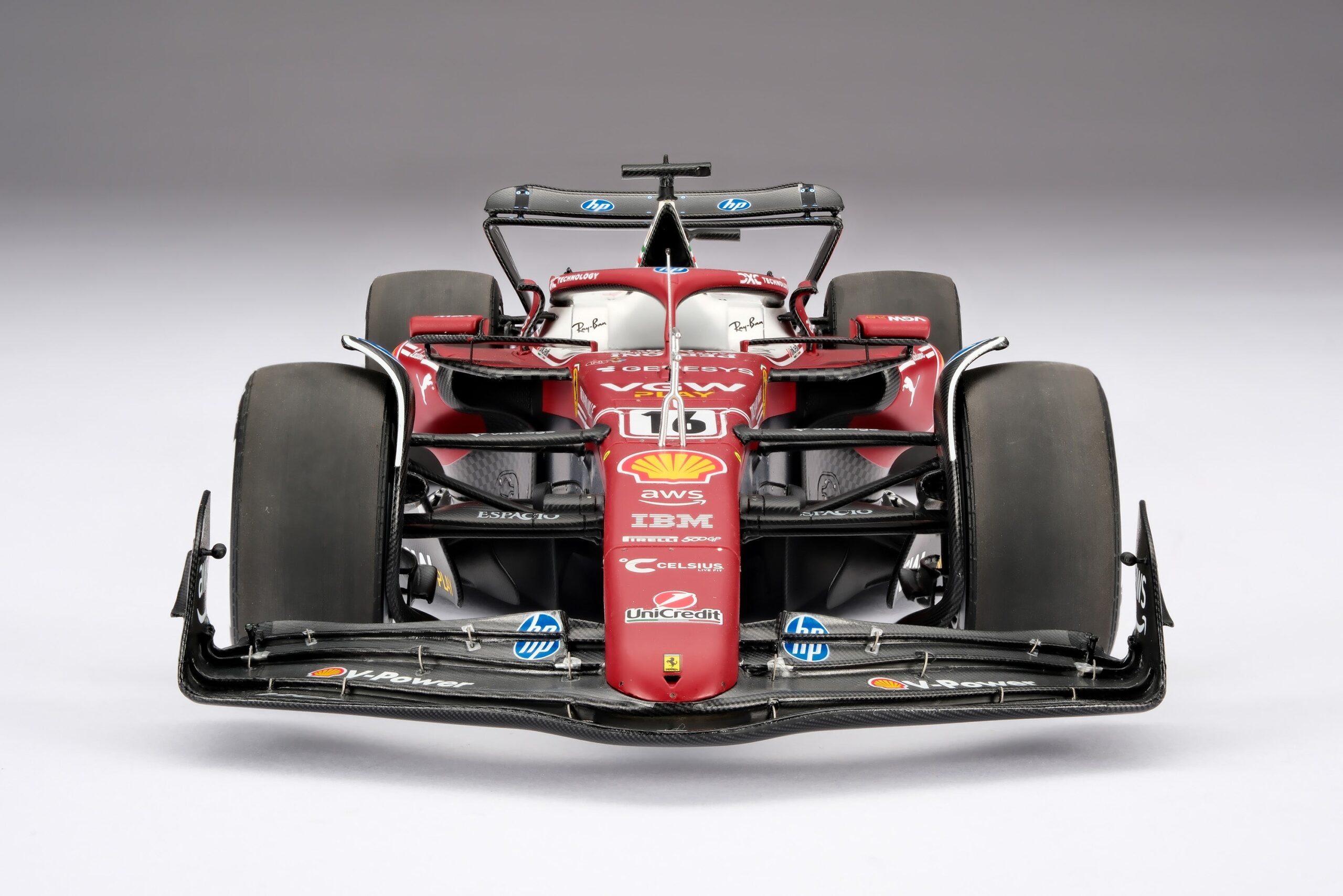 Amalgam Ferrari SF-25 2025 Italian Grand Prix - Charles Leclerc - Rot | 1:18 – Bild 6