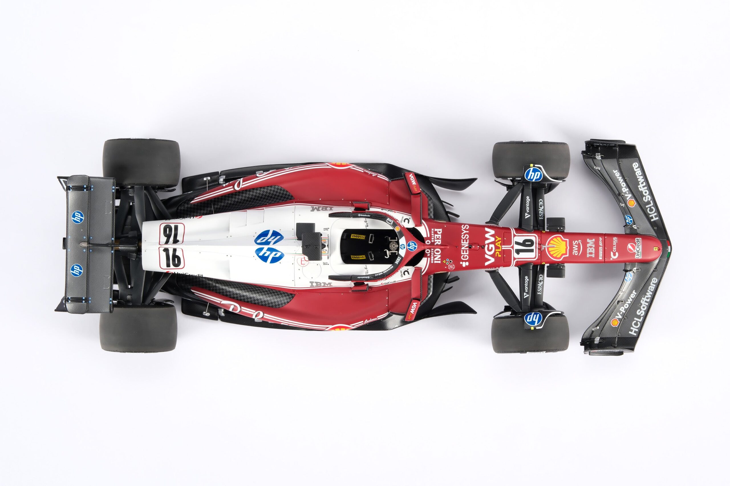 Amalgam Ferrari SF-25 2025 Italian Grand Prix - Charles Leclerc - Rot | 1:18 – Bild 20