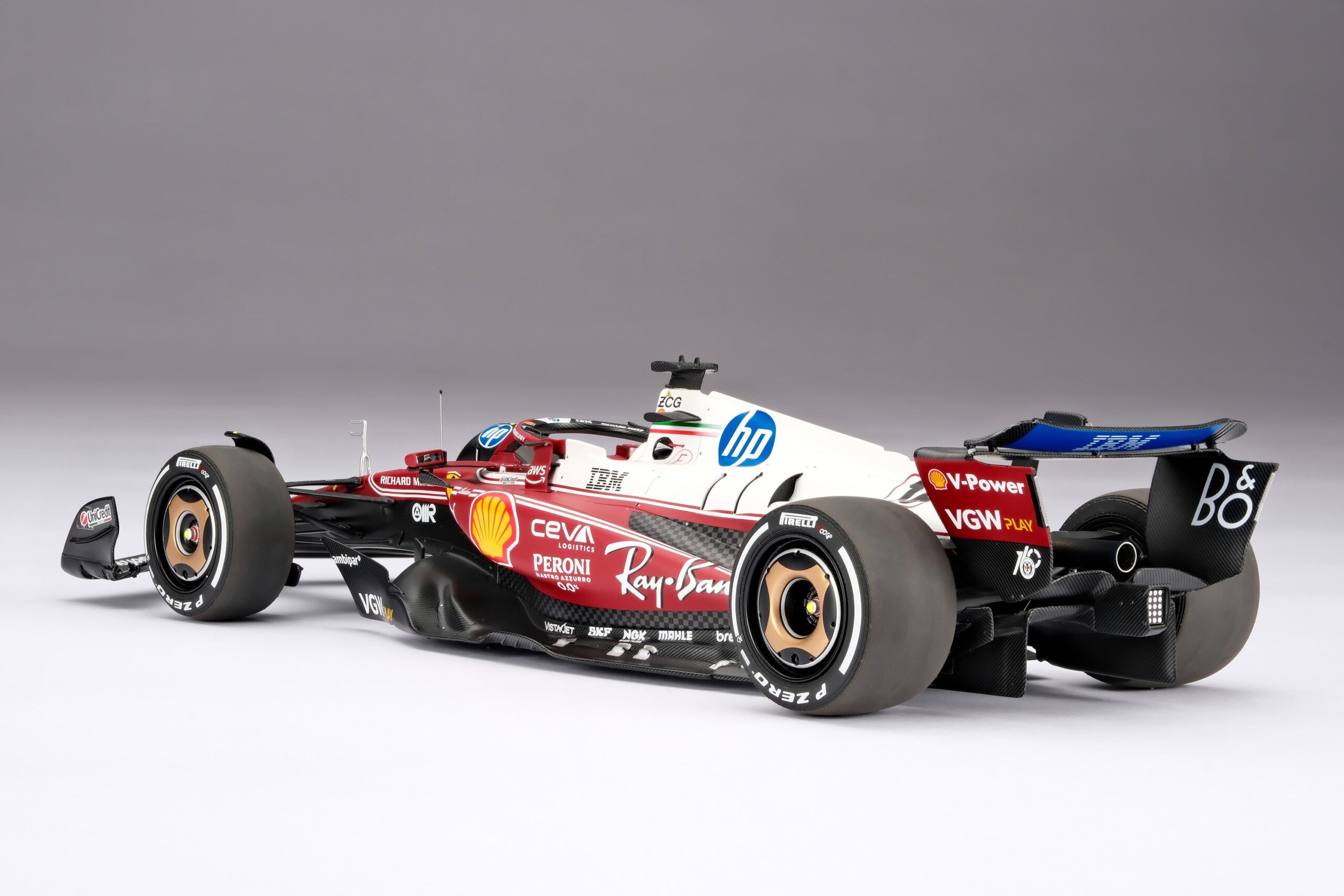 Amalgam Ferrari SF-25 2025 Italian Grand Prix - Charles Leclerc - Rot | 1:18 – Bild 14