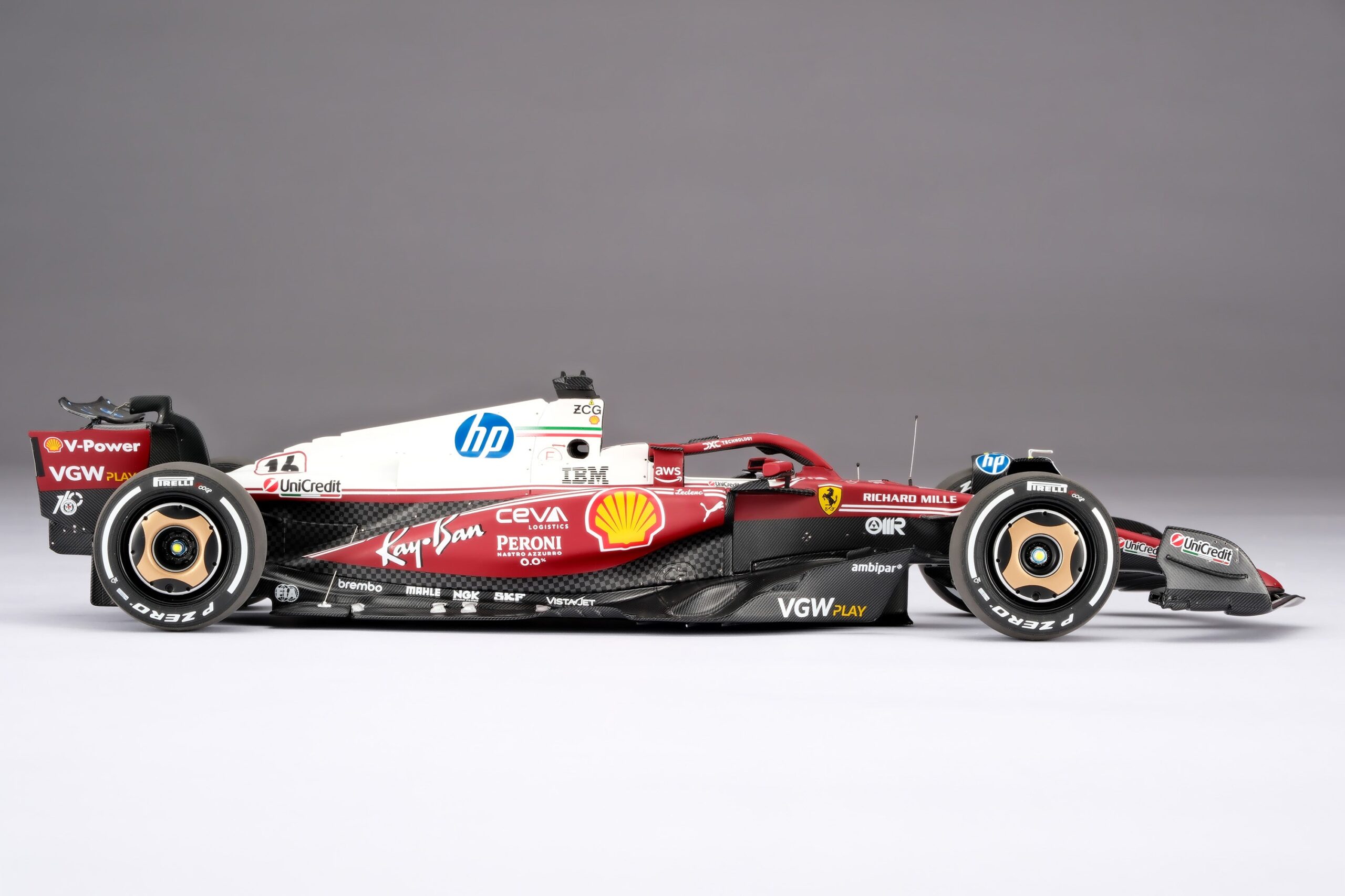 Amalgam Ferrari SF-25 2025 Italian Grand Prix - Charles Leclerc - Rot | 1:18 – Bild 10