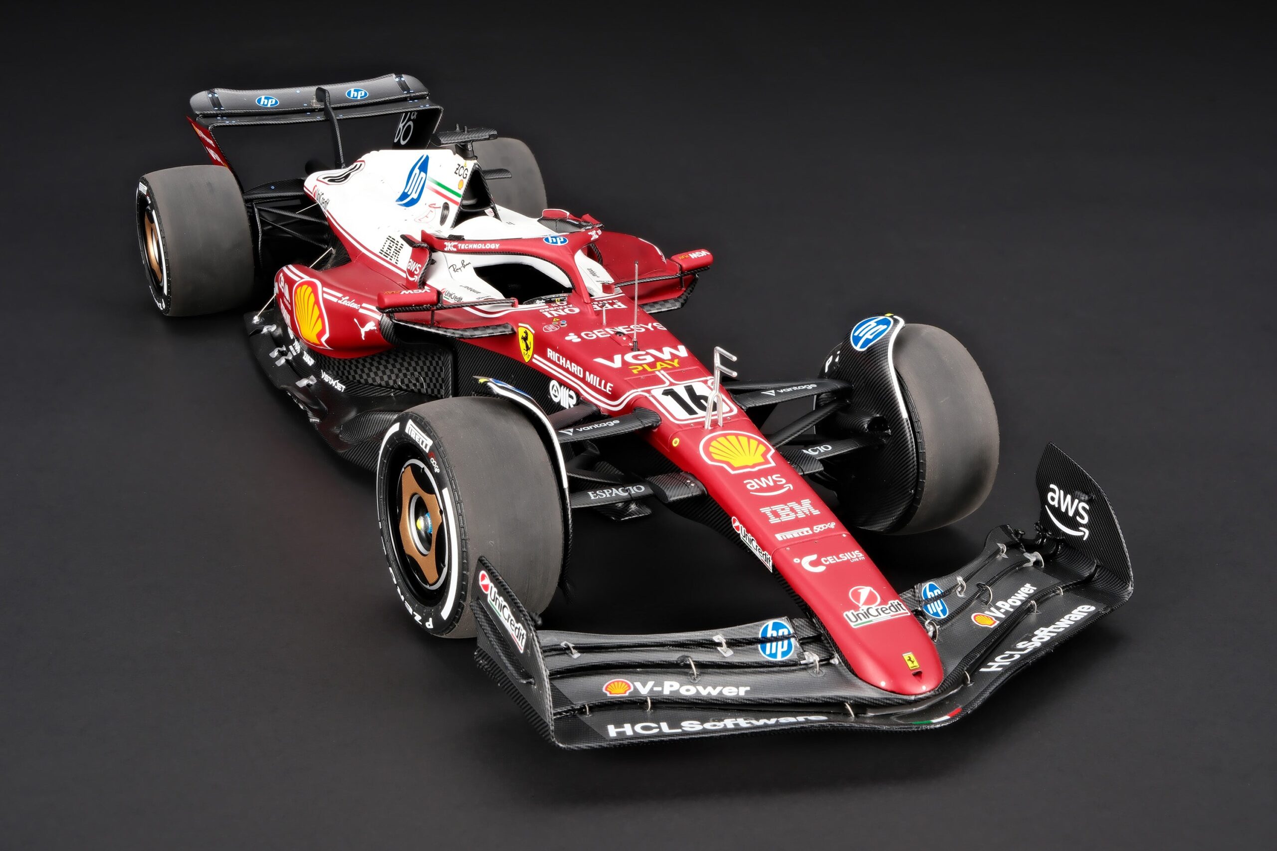 Amalgam Ferrari SF-25 2025 Italian Grand Prix - Charles Leclerc - Rot | 1:18