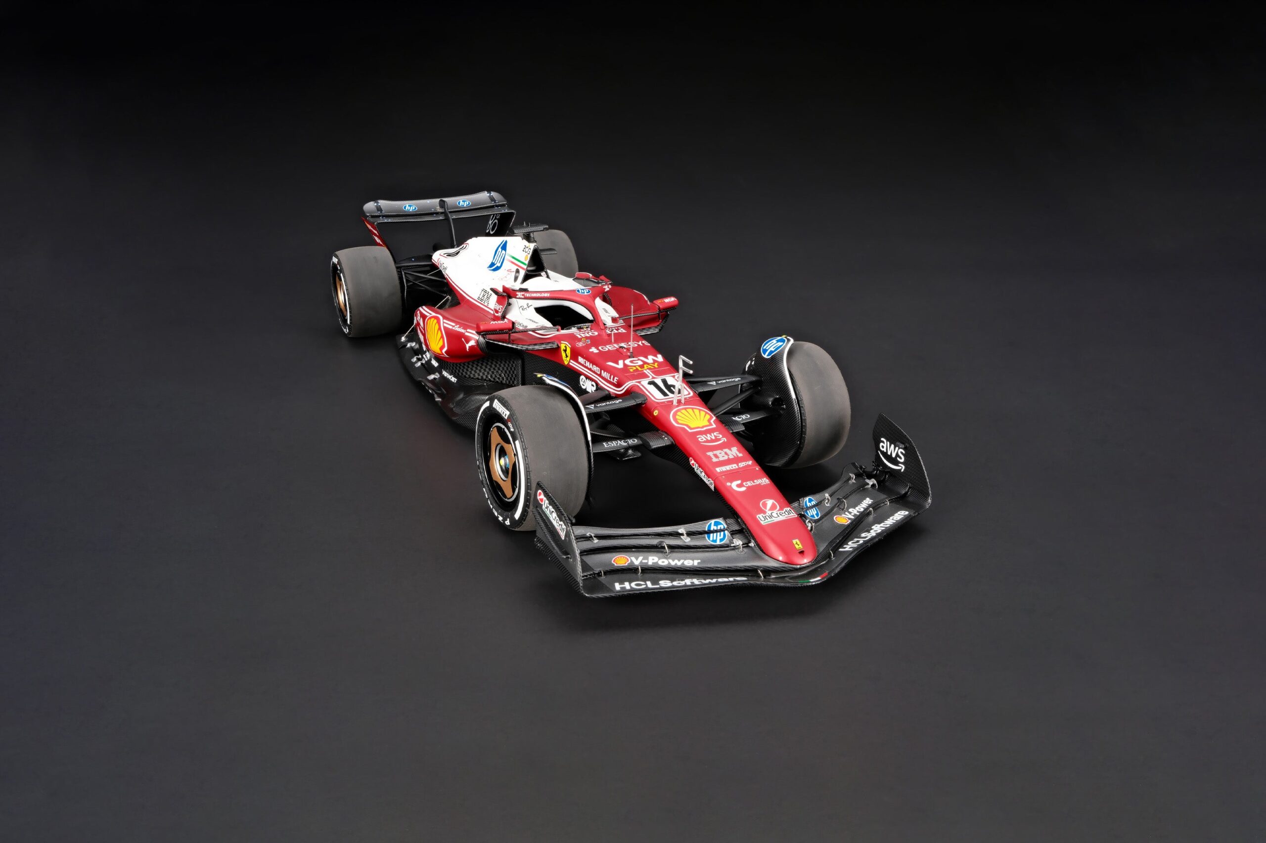 Amalgam Ferrari SF-25 2025 Italian Grand Prix - Charles Leclerc - Rot | 1:18 – Bild 2