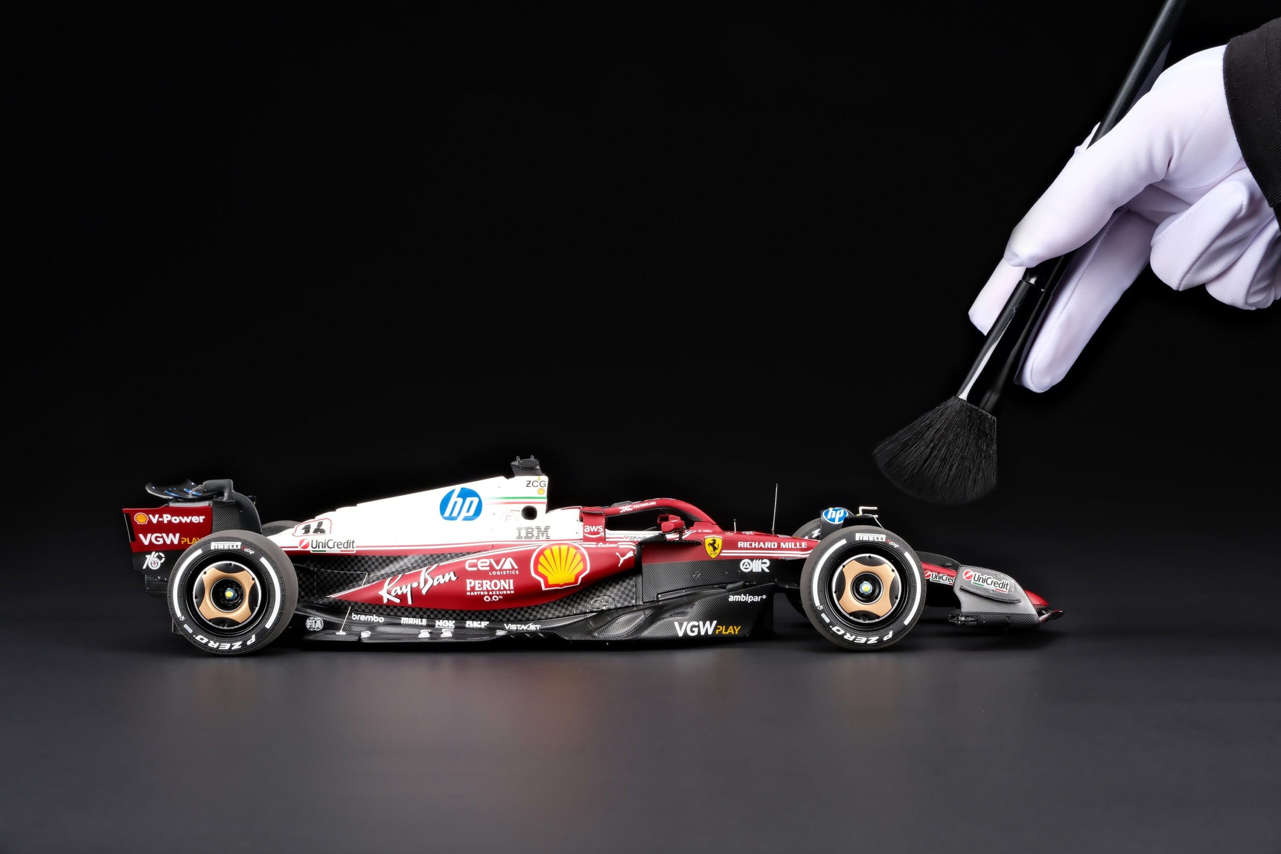 Amalgam Ferrari SF-25 2025 Italian Grand Prix - Charles Leclerc - Rot | 1:18 – Bild 3