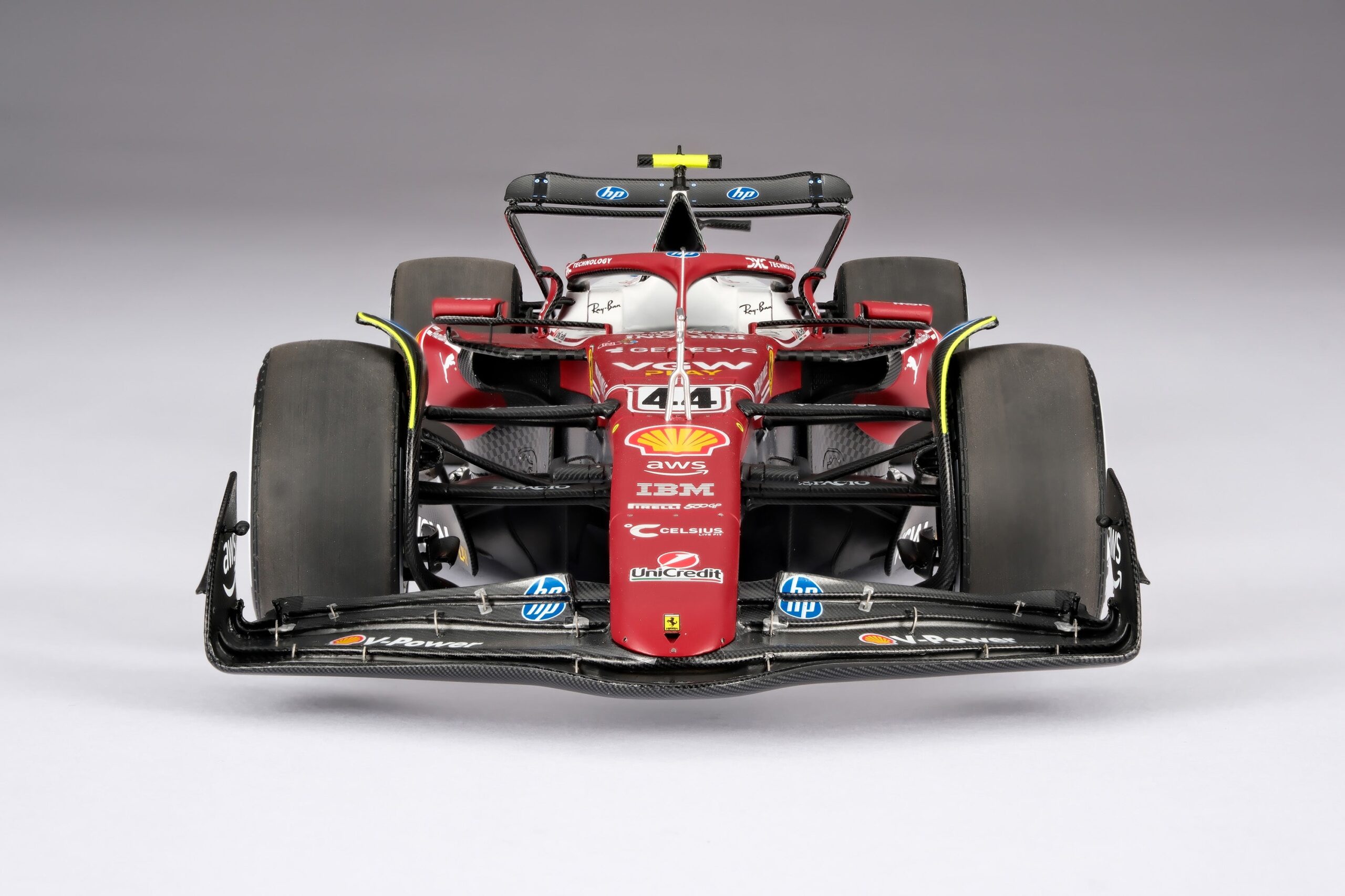 Amalgam Ferrari SF-25 2025 Italian Grand Prix - Lewis Hamilton - Rot | 1:18 – Bild 6