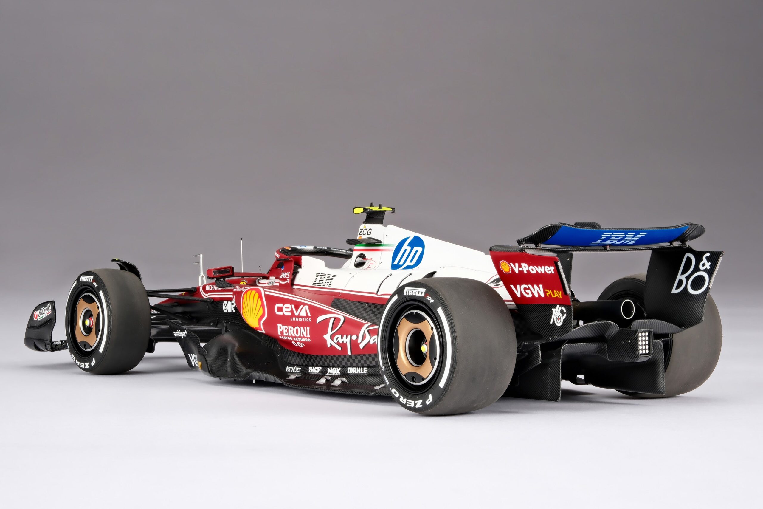 Amalgam Ferrari SF-25 2025 Italian Grand Prix - Lewis Hamilton - Rot | 1:18 – Bild 13