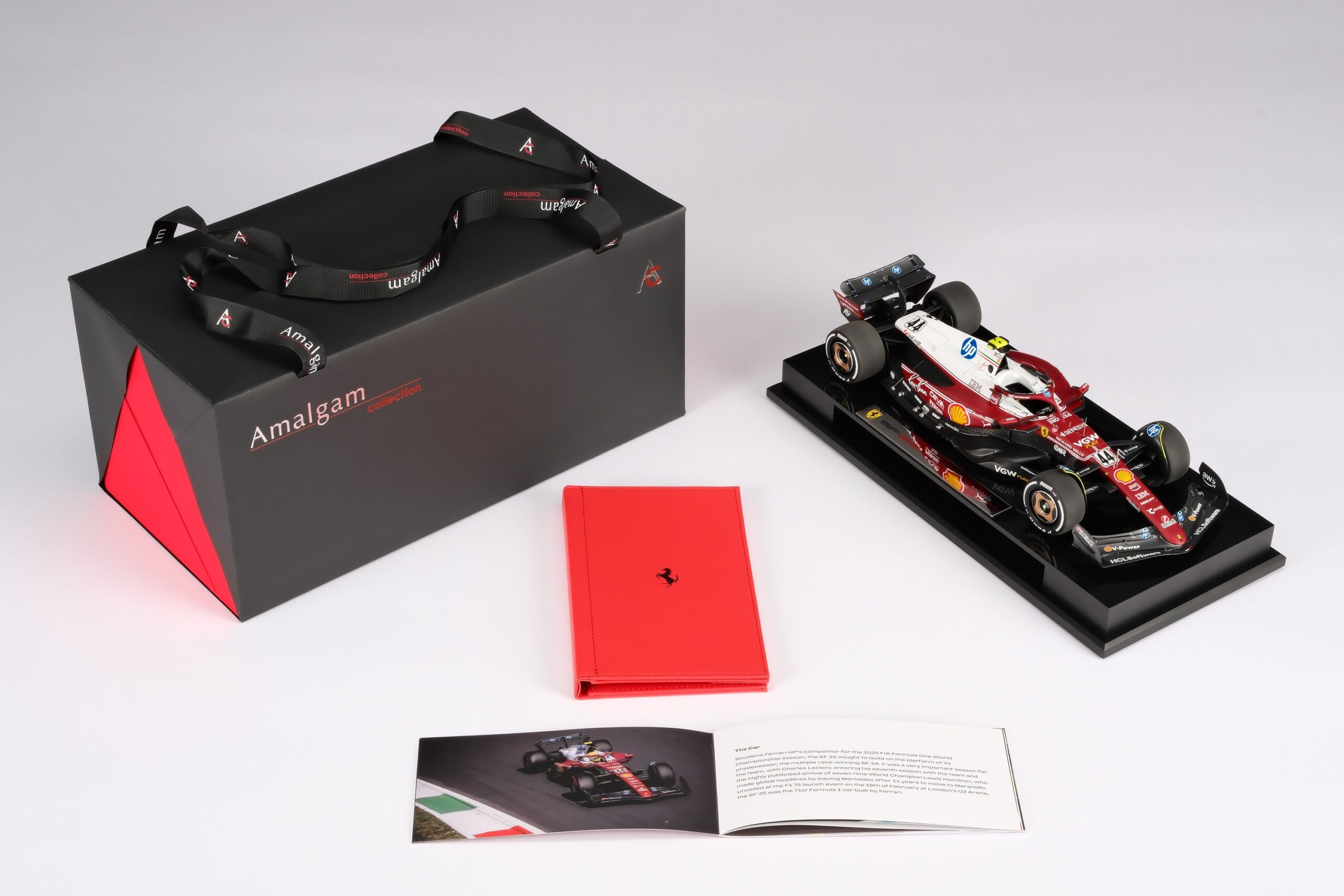 Amalgam Ferrari SF-25 2025 Italian Grand Prix - Lewis Hamilton - Rot | 1:18 – Bild 19
