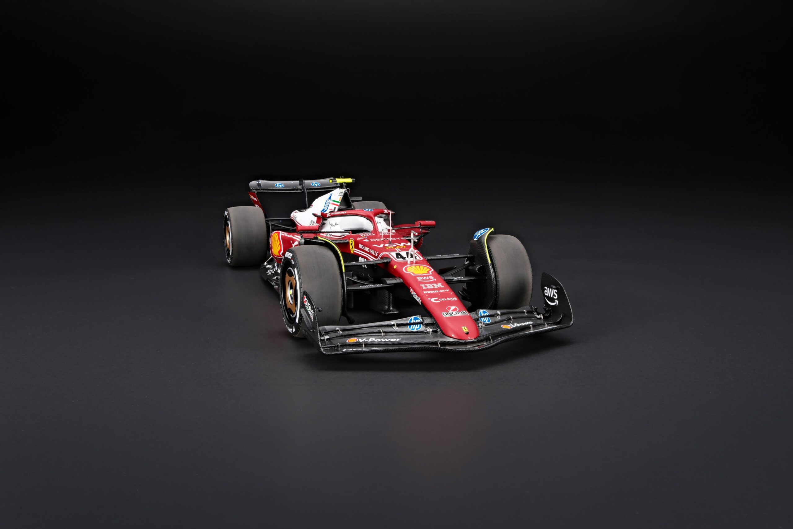 Amalgam Ferrari SF-25 2025 Italian Grand Prix - Lewis Hamilton - Rot | 1:18 – Bild 2